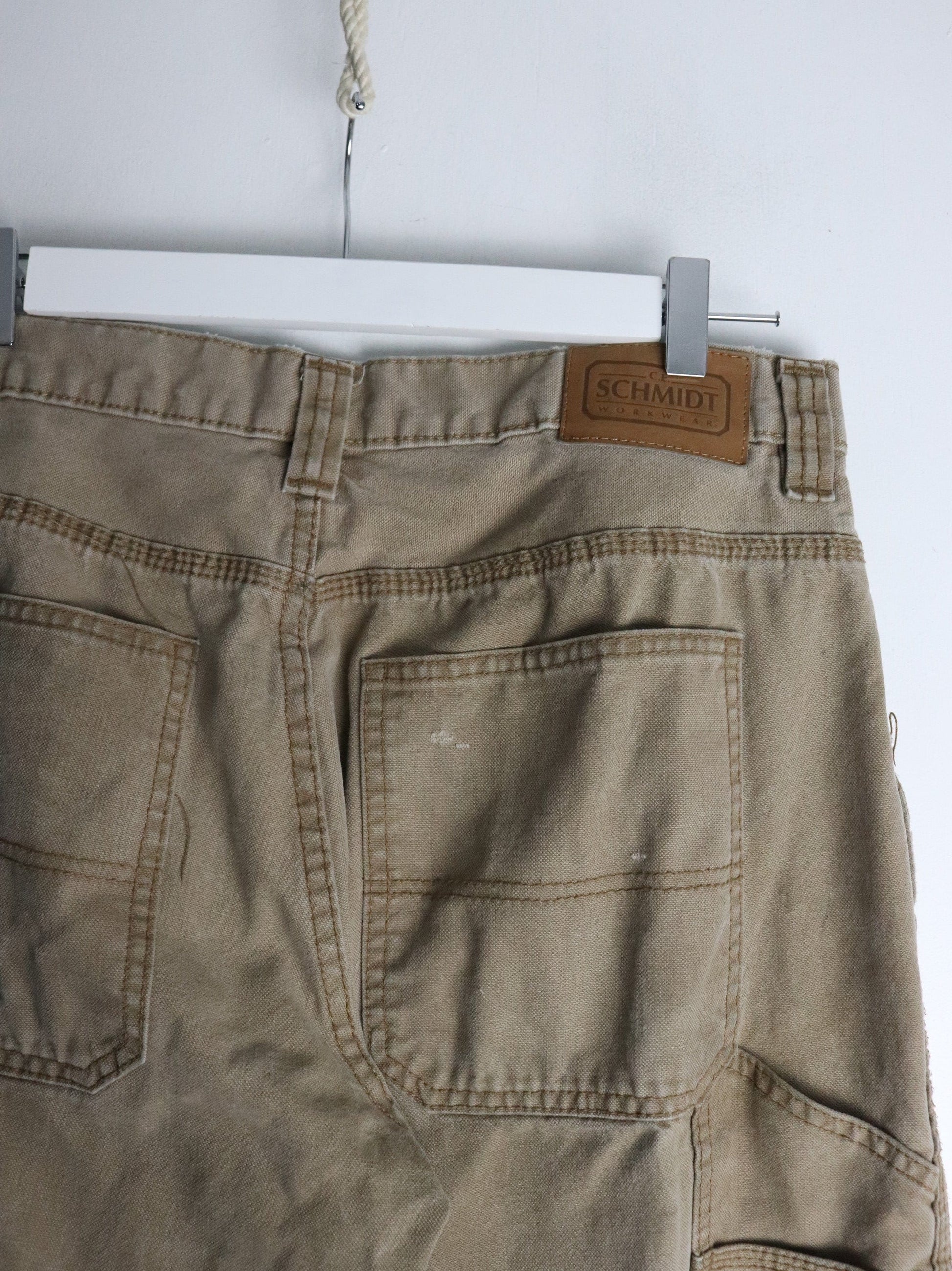 Other Pants C.E. Schmidt Pants Fits Mens 33 x 29 Beige Work Wear Carpenters