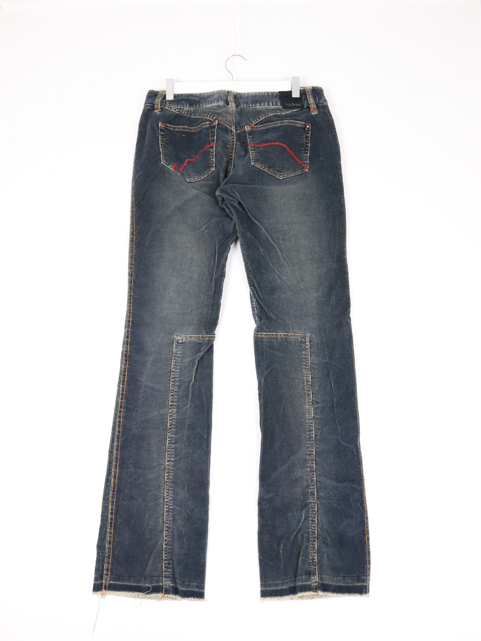 Ecko Red Pants Womens Small Blue Corduroy Y2K Low Rise – Proper Vintage