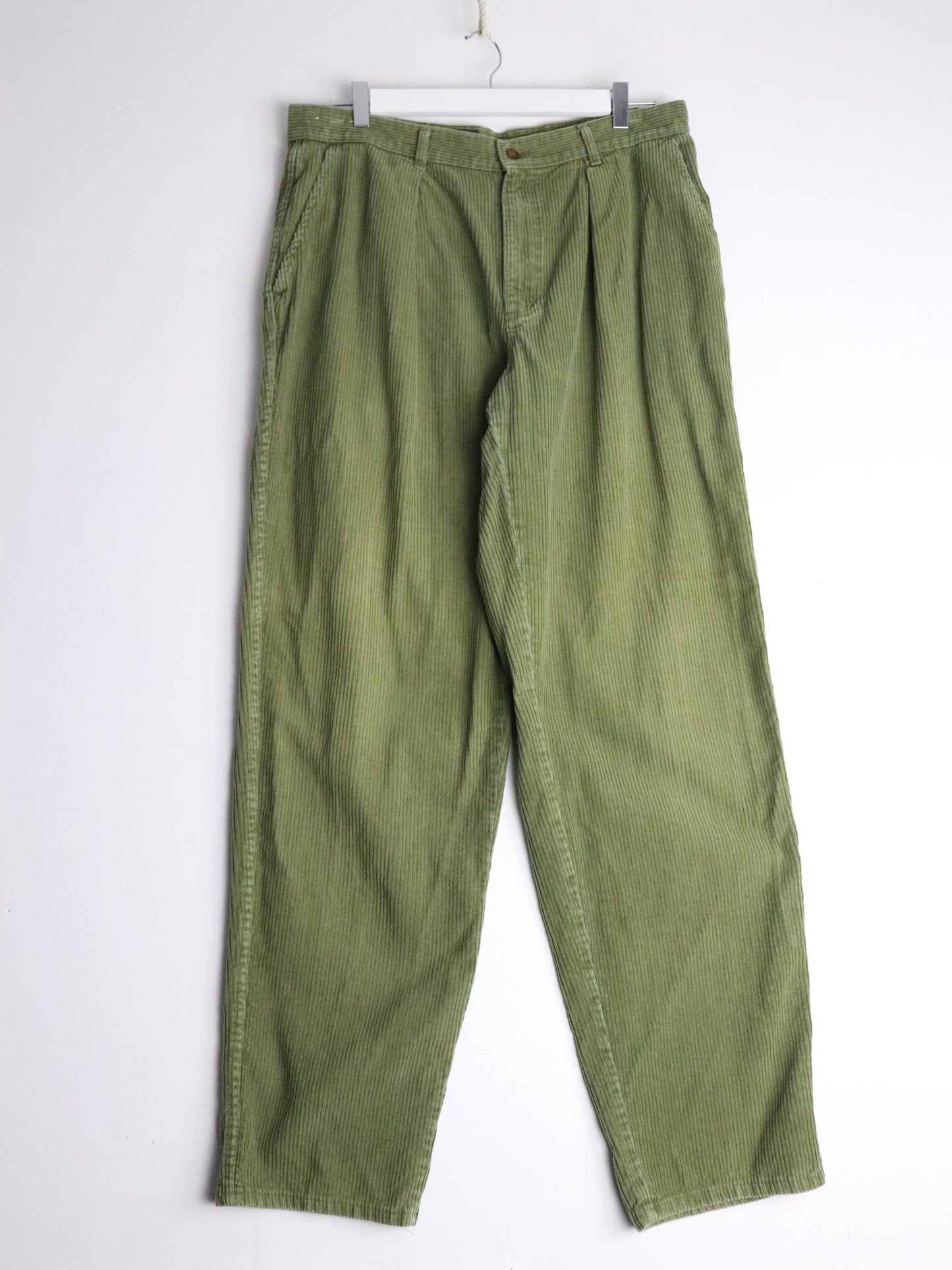 Other Pants Gotta Be Cotton Pants Mens 34 x 32 Green Corduroy