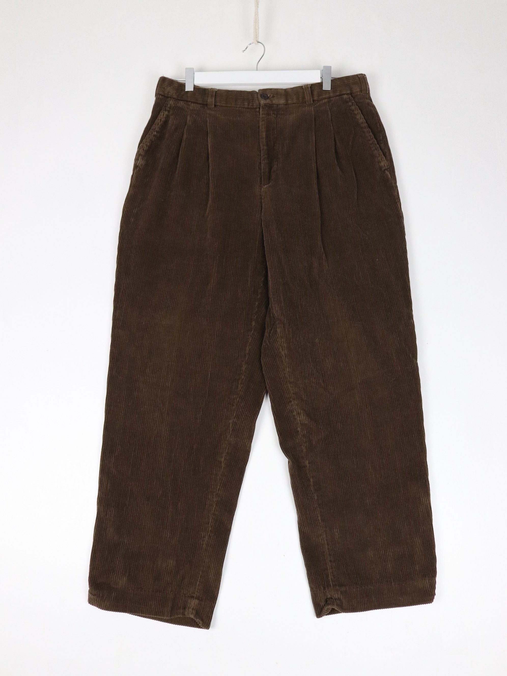 Mantle Pants Mens 36 x 30 Brown Corduroy Trousers – Proper Vintage