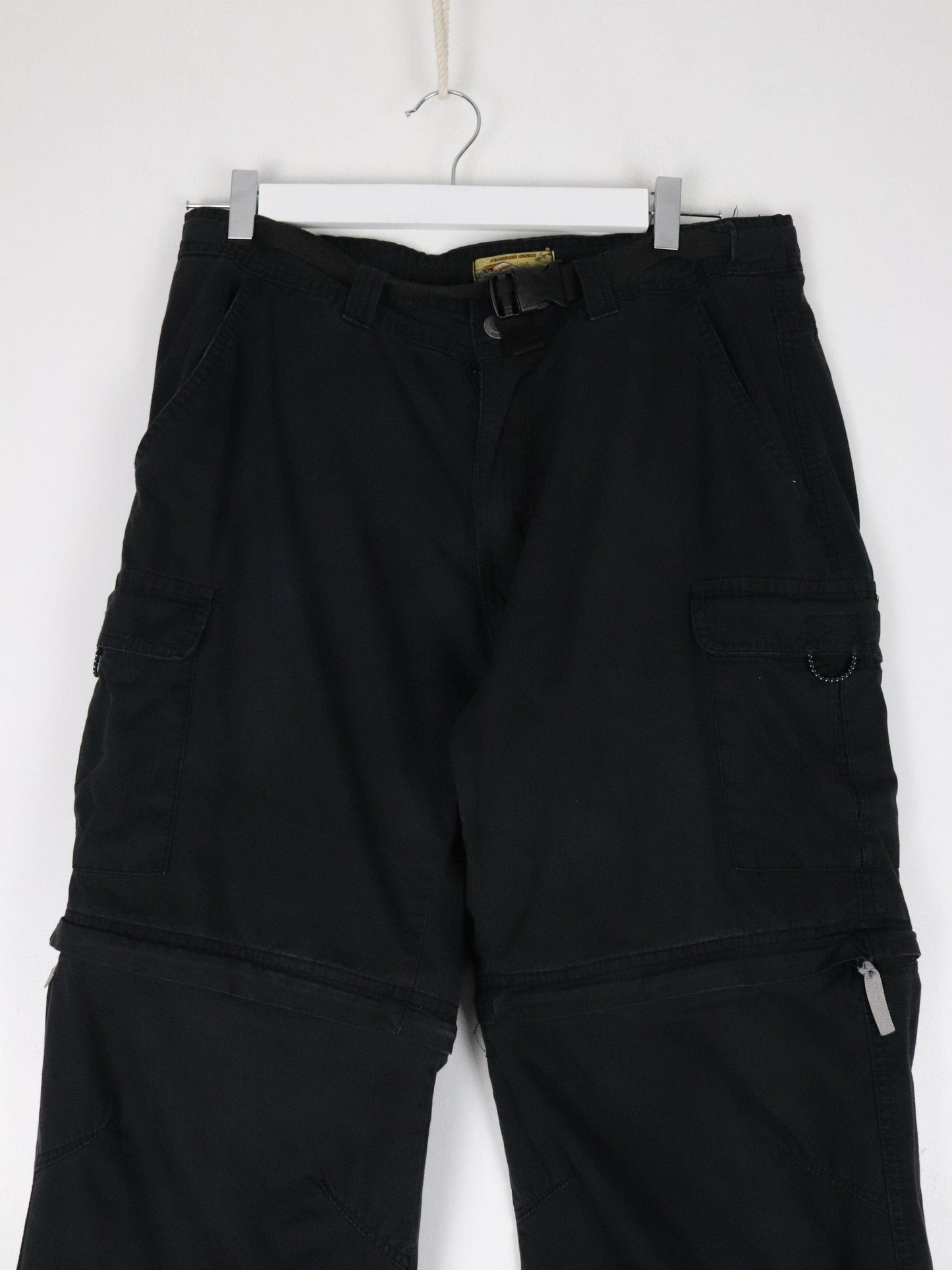 Other Pants Ranch Gear Pants Fits Mens 33 x 31 Black Cargo Convertible Hiking