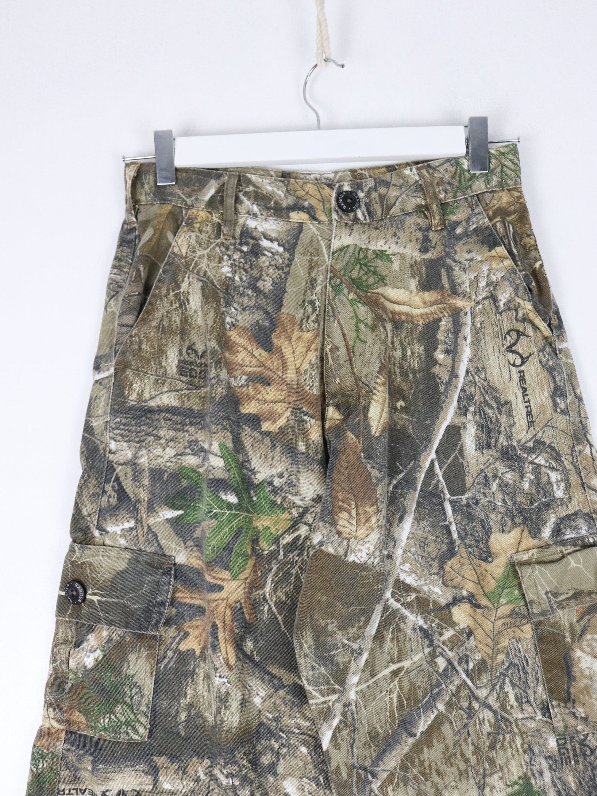 Other Pants Ranger Pants Youth 16 Brown Real Tree Camo Cargo Outdoors 27 x 29