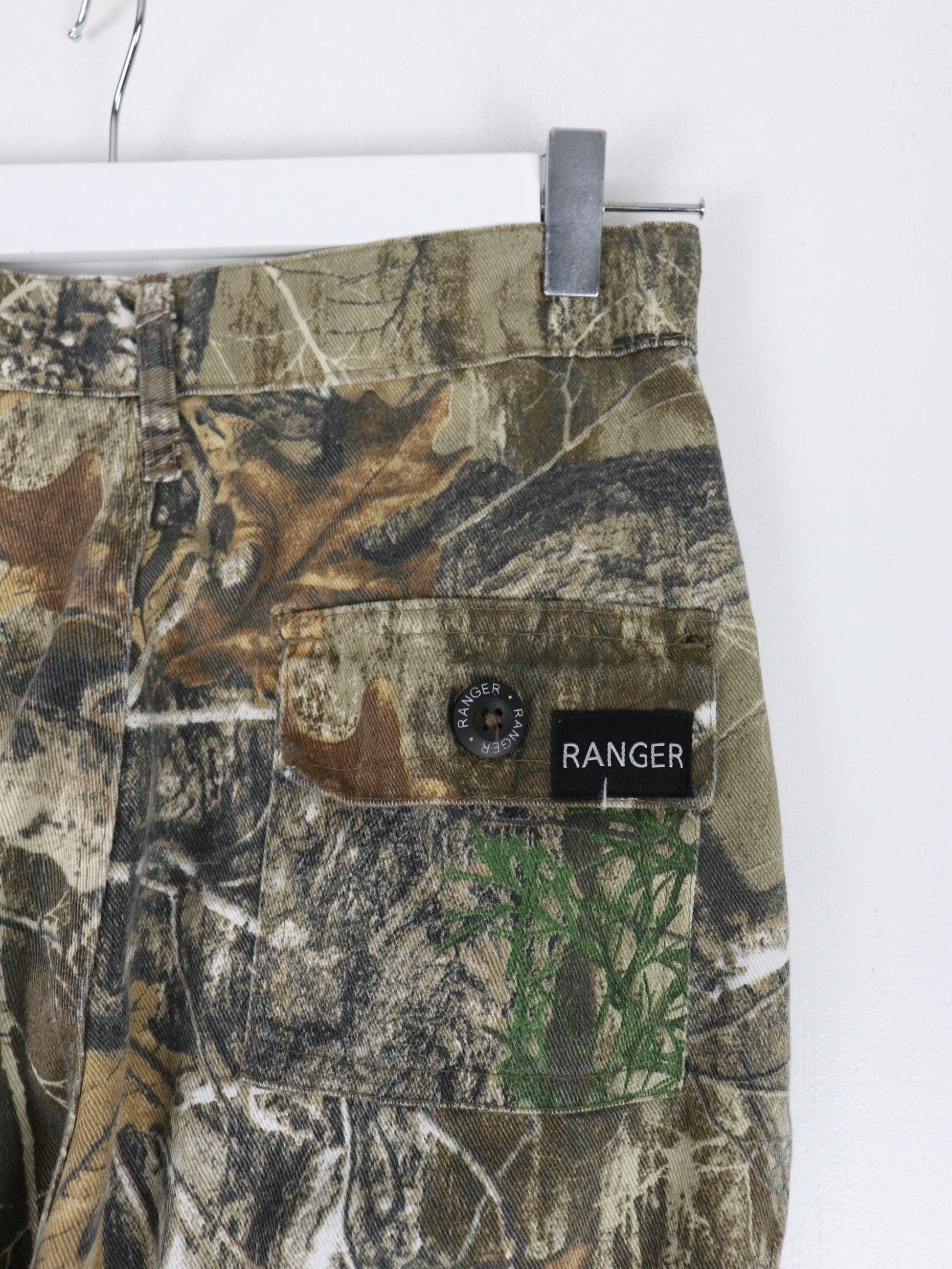Other Pants Ranger Pants Youth 16 Brown Real Tree Camo Cargo Outdoors 27 x 29