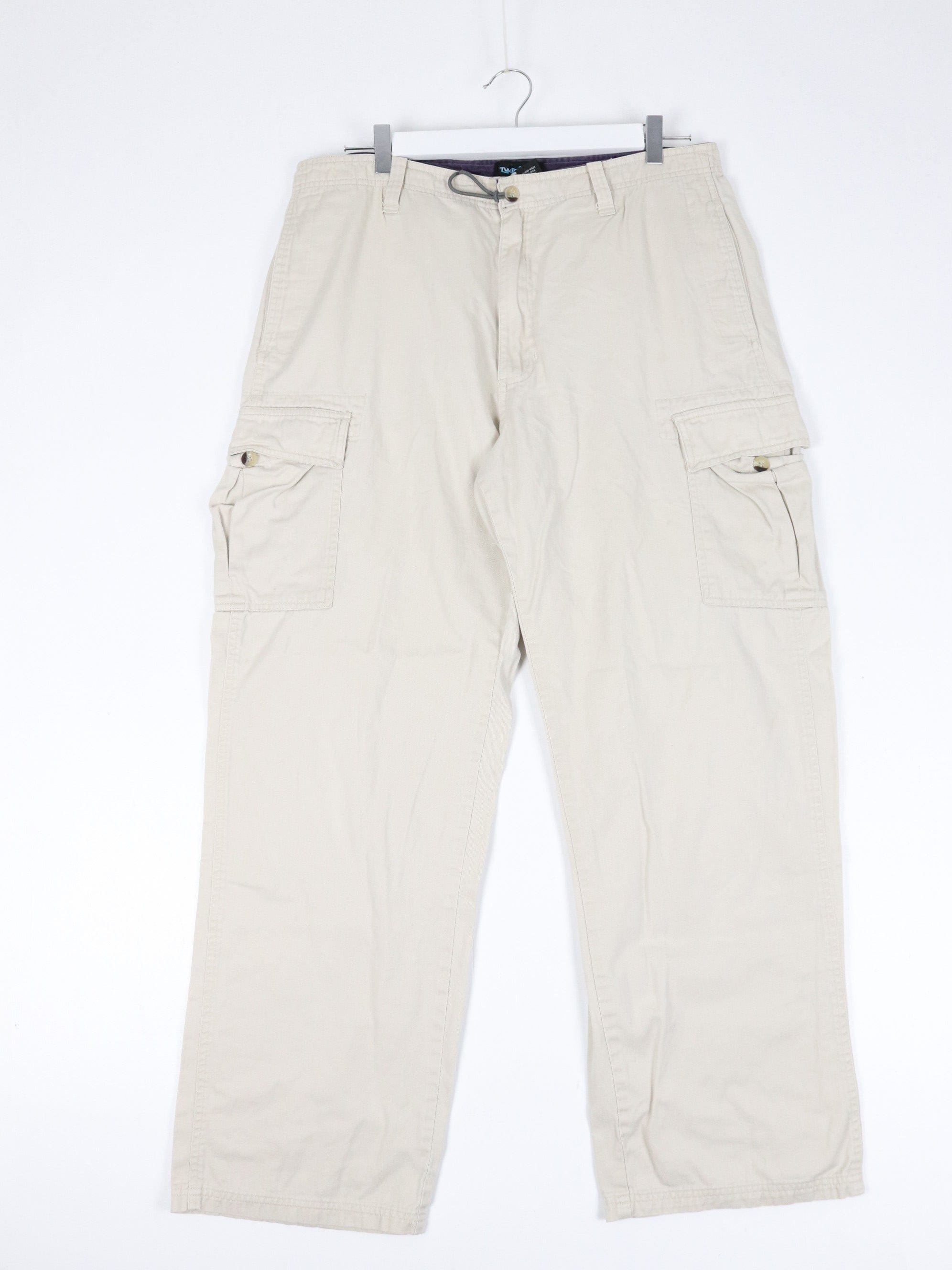 Twisted Wear Pants Fits Mens 36 x 29 Beige Cargo Y2K – Proper Vintage