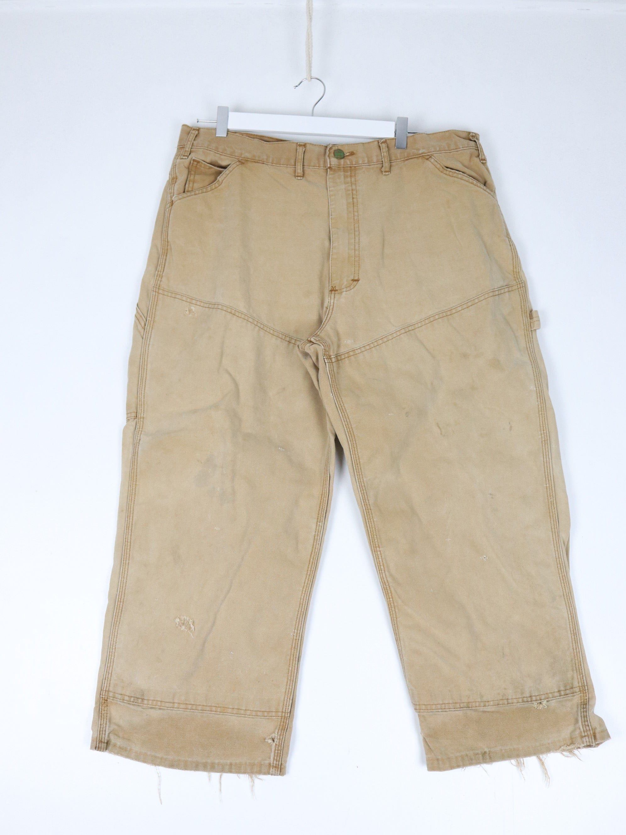 Vintage Big Smith Pants Fits Mens 40 x 25 Brown Double Knee Work Wear –  Proper Vintage