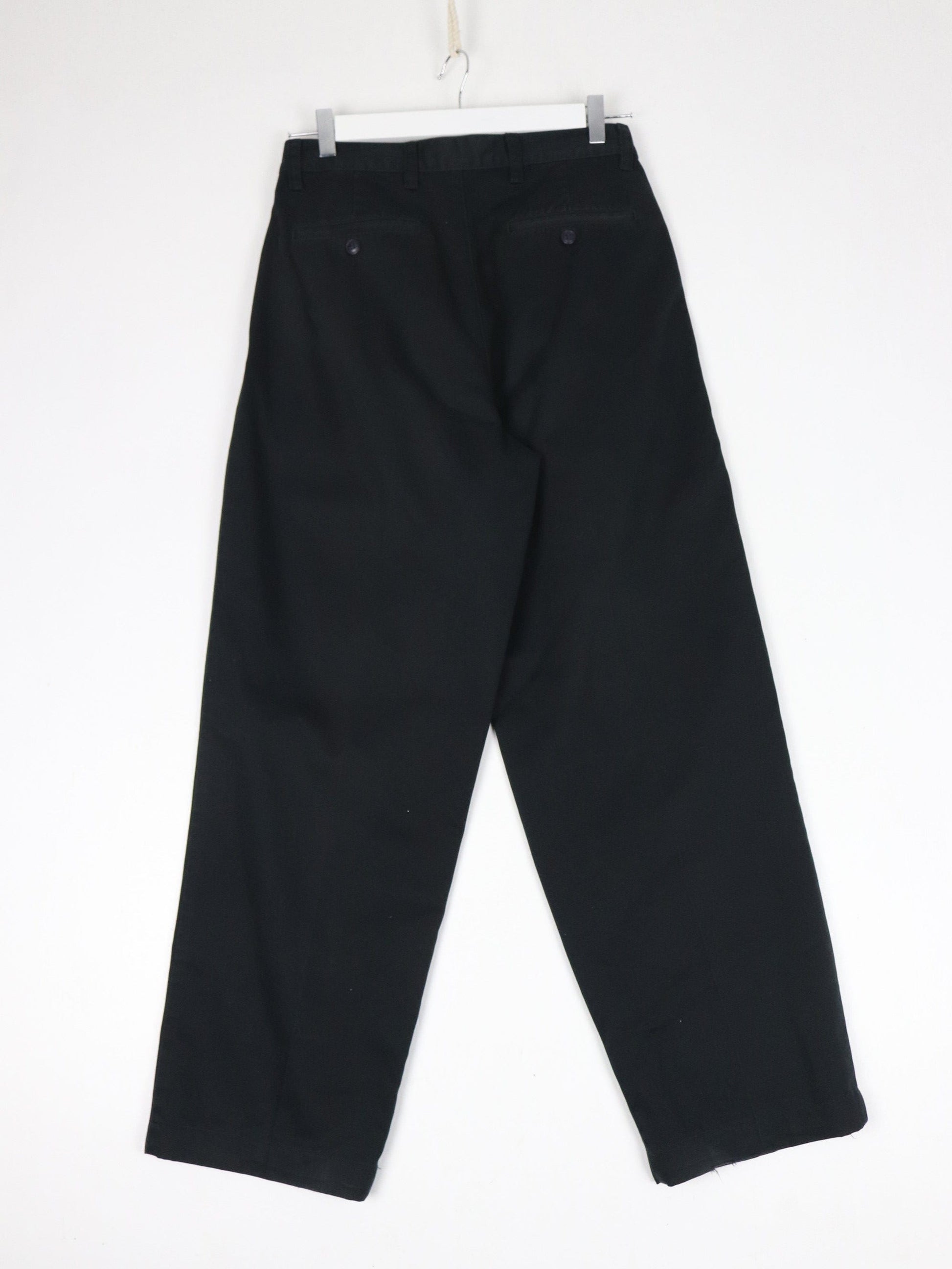 Other Pants Vintage Bossini Pants Fits Mens 29 x 28 Black Chino Trousers