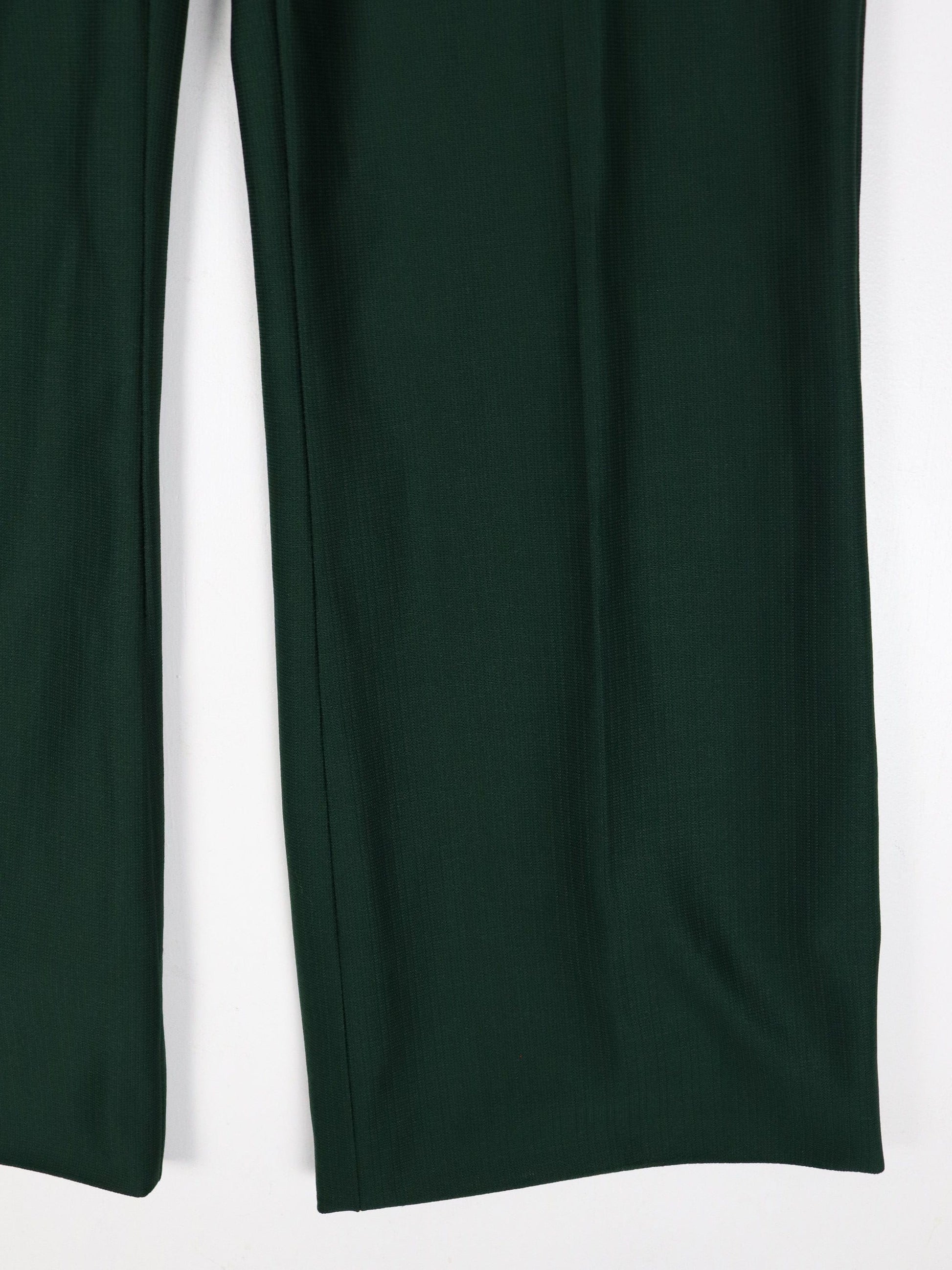 Other Pants Vintage Dress Pants Mens 36 x 33 Green Pleated Trousers 70s 80s Flare