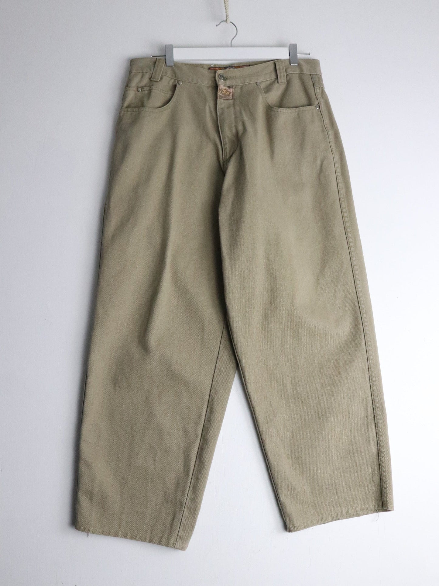 Other Pants Vintage Paco Pants Fits Mens 34 x 28 Beige Y2K Denim Jeans