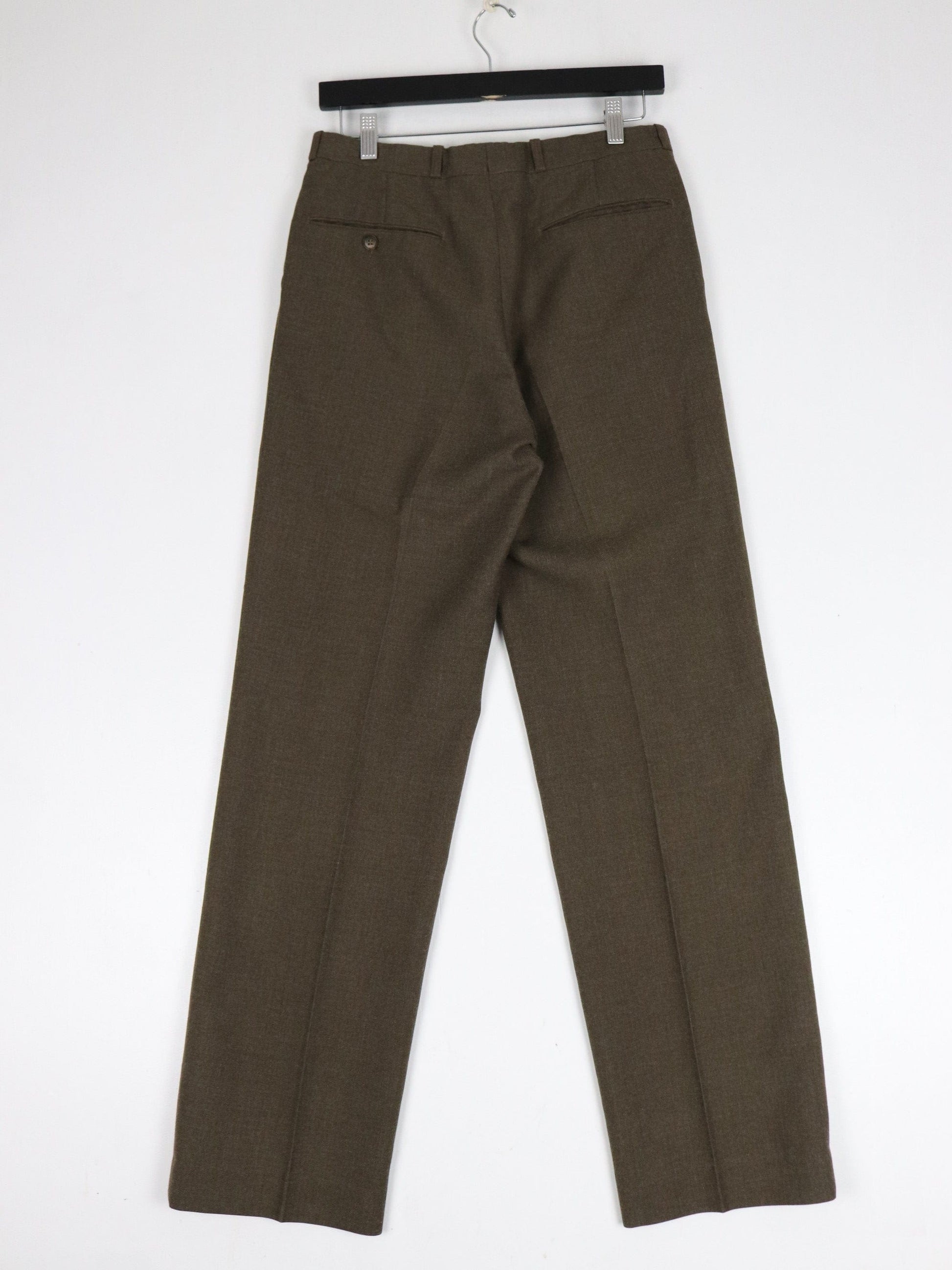 Other Pants Vintage St. Michael Pants Mens 30 x 31 Brown Pleated Trousers