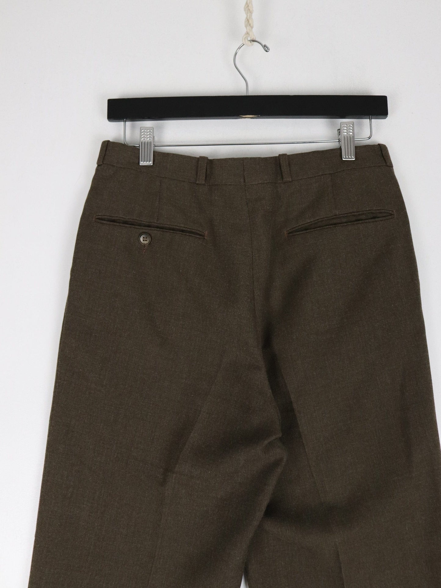 Other Pants Vintage St. Michael Pants Mens 30 x 31 Brown Pleated Trousers