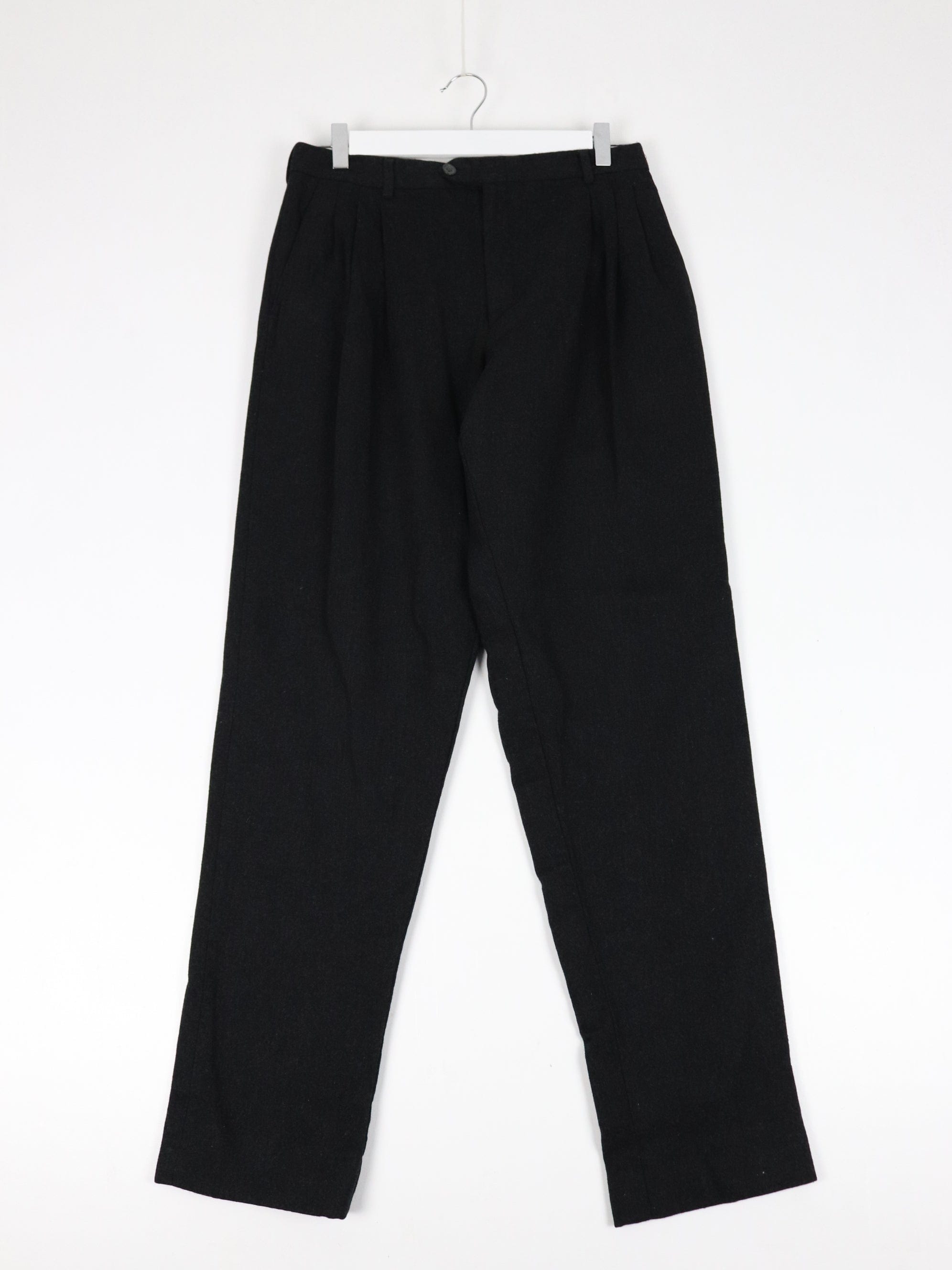 1980s Marithe Francois Girbaud Pleated Heavy Wool Trousers - Size L –  Constant Practice