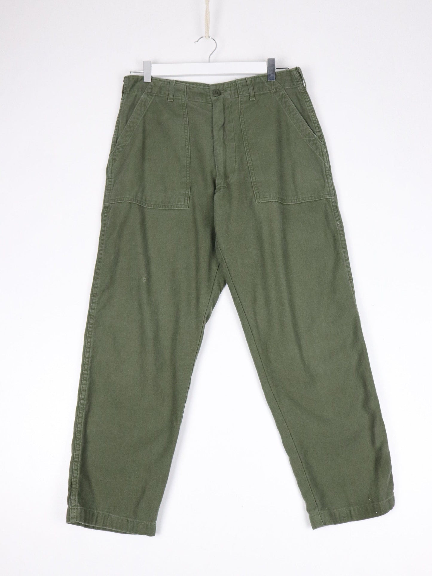 Other Pants Vintage U.S. Military Pants Fits Mens 30 x 27 Green Sateen OG-107 Army 70s