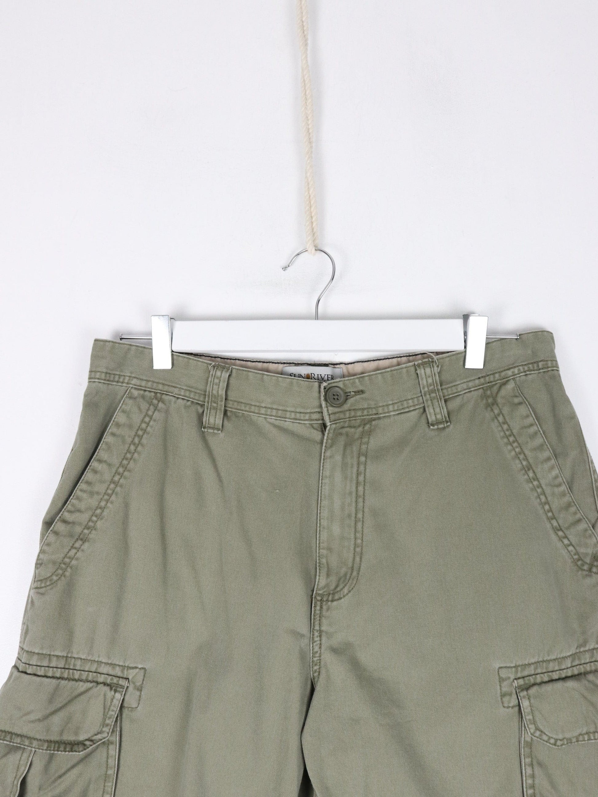 Other Shorts Sun River Shorts Mens 32 Green Cargo Outdoors