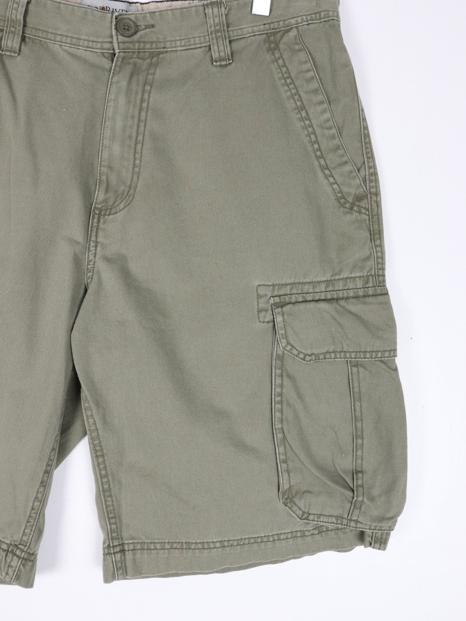 Other Shorts Sun River Shorts Mens 32 Green Cargo Outdoors