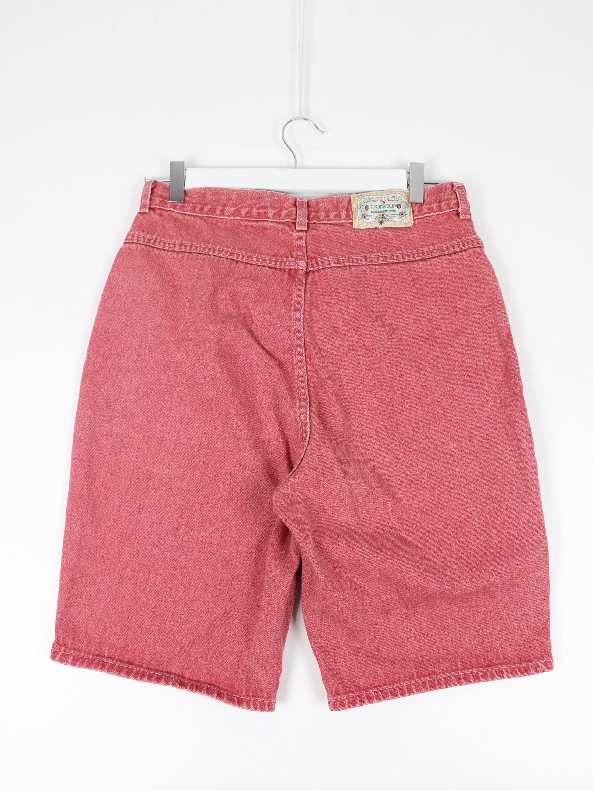 Other Shorts Vintage Bonjour Shorts Womens 14 Pink Denim Jeans 90s Casual