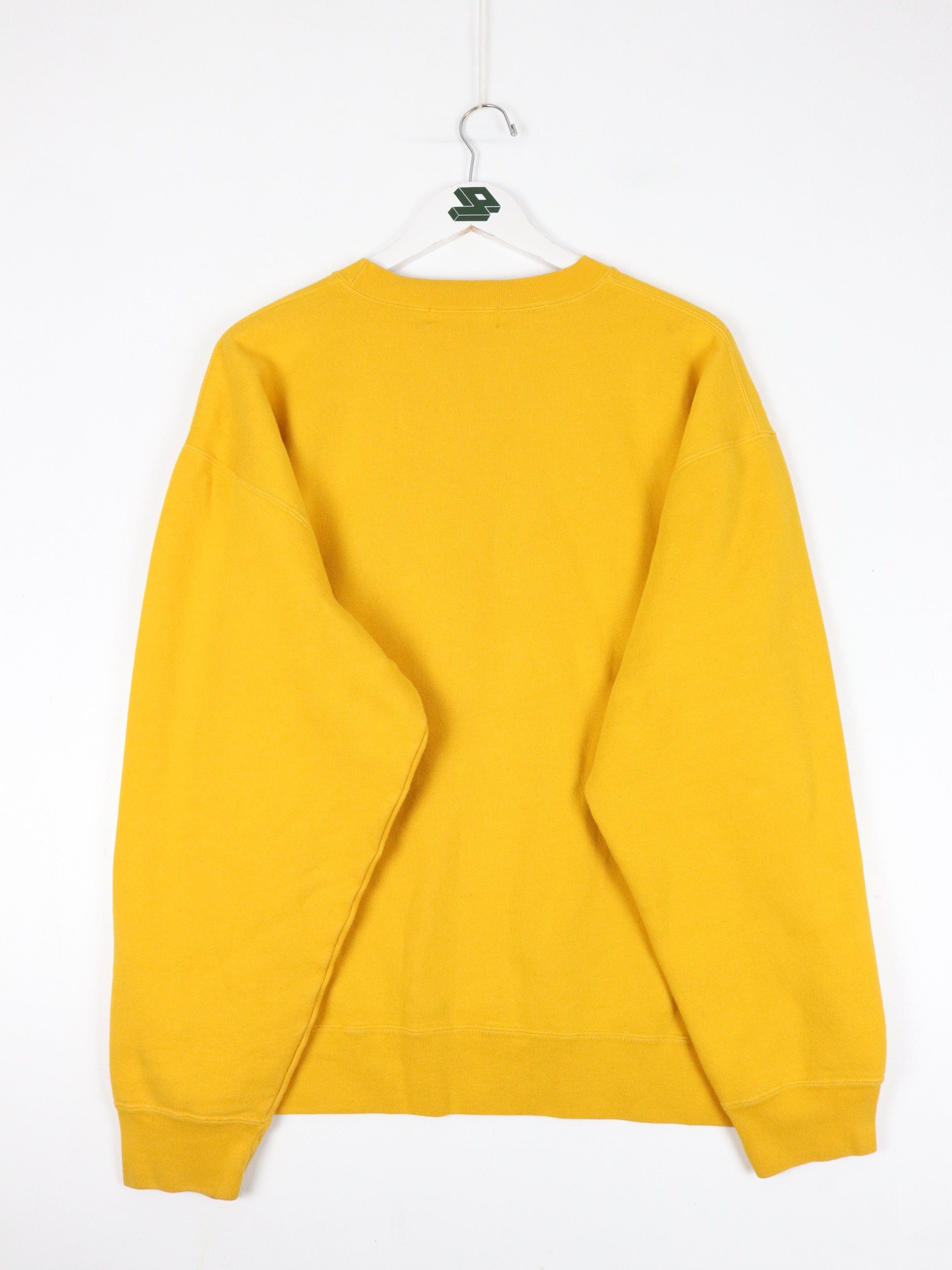 Yellow crew hot sale neck sweatshirt