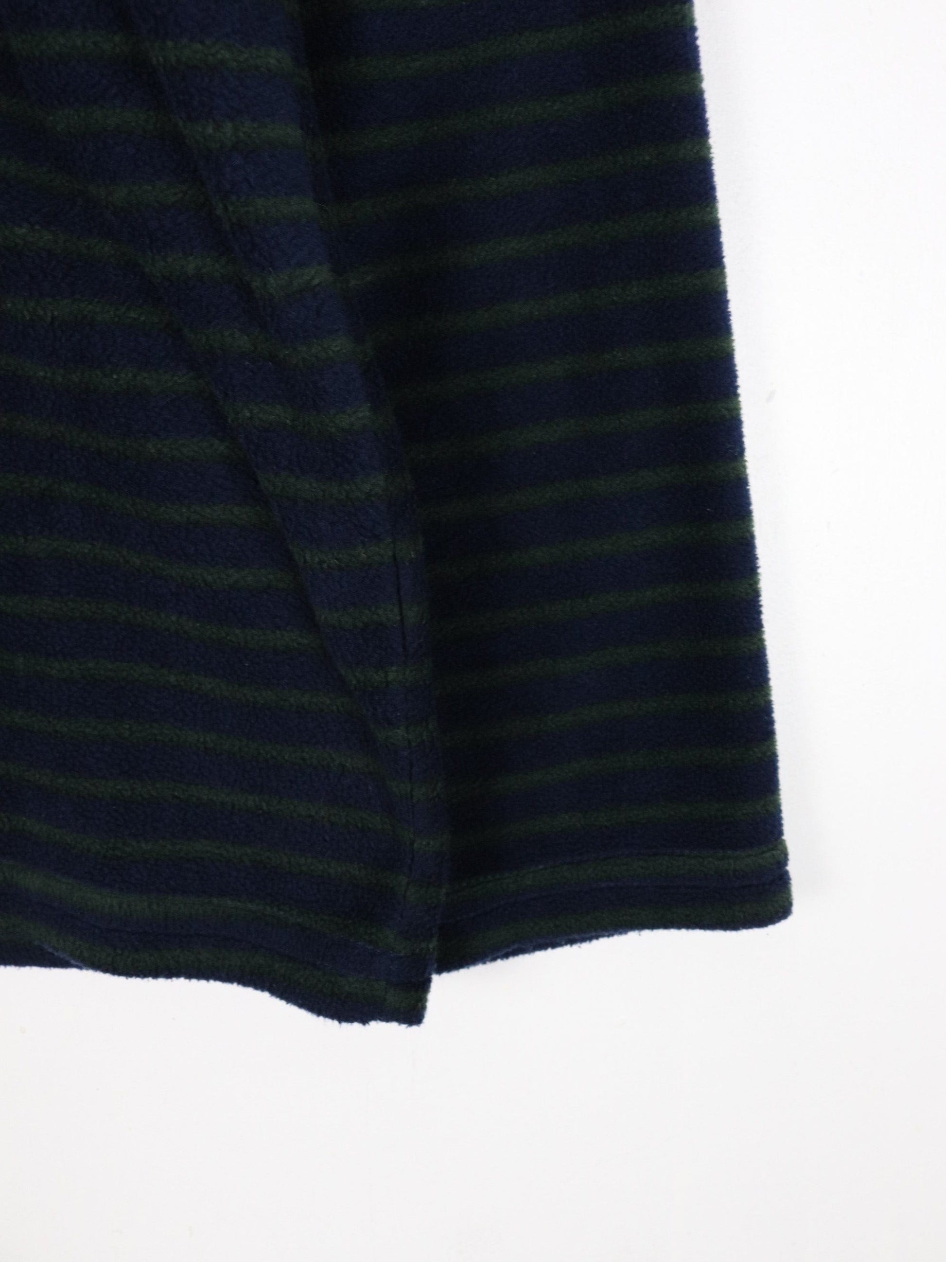 Other Sweatshirts & Hoodies Fleece Sweater Shirt Womens Large Blue Striped Turtle Neck