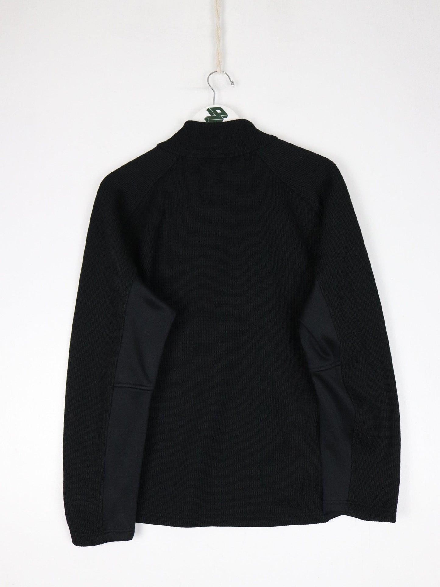 Other Sweatshirts & Hoodies Spyder Sweater Fits Mens Large Black Waffle Knit Racing Quarter Zip