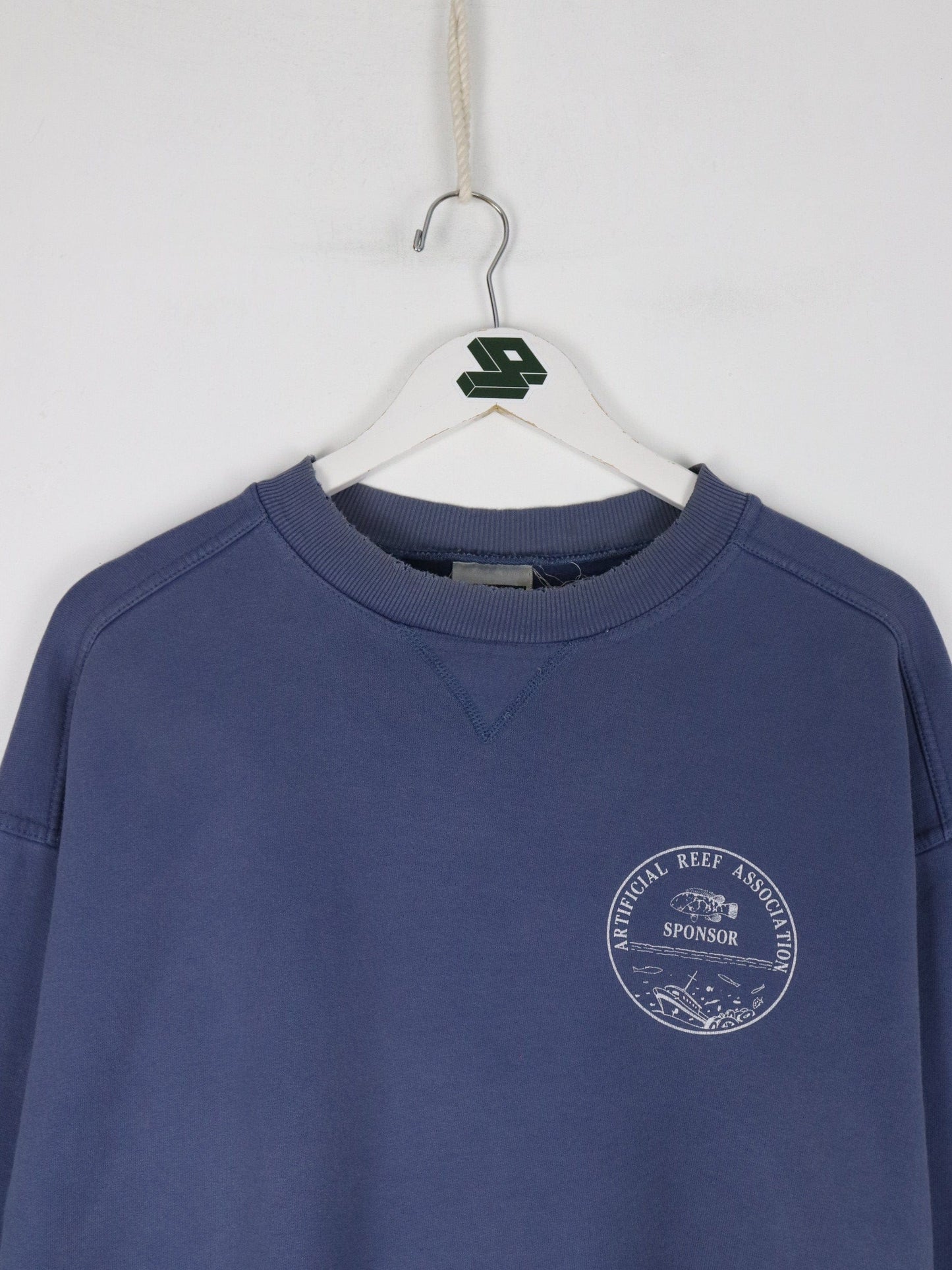 Other Sweatshirts & Hoodies Vintage Artificial Reef Association Sweatshirt Mens XL Blue 90s Nature
