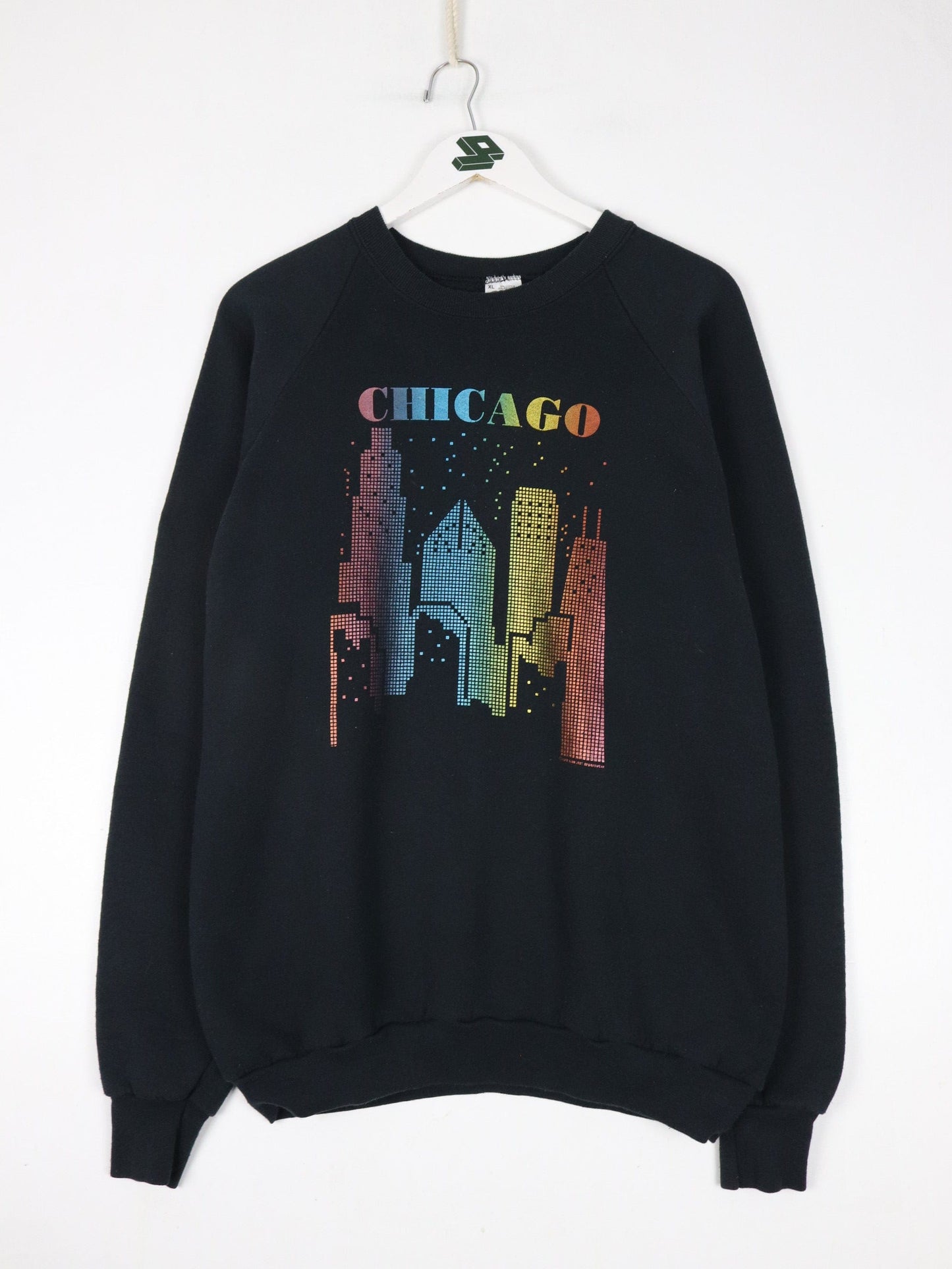 Other Sweatshirts & Hoodies Vintage Chicago Sweatshirt Mens XL Black 90s USA