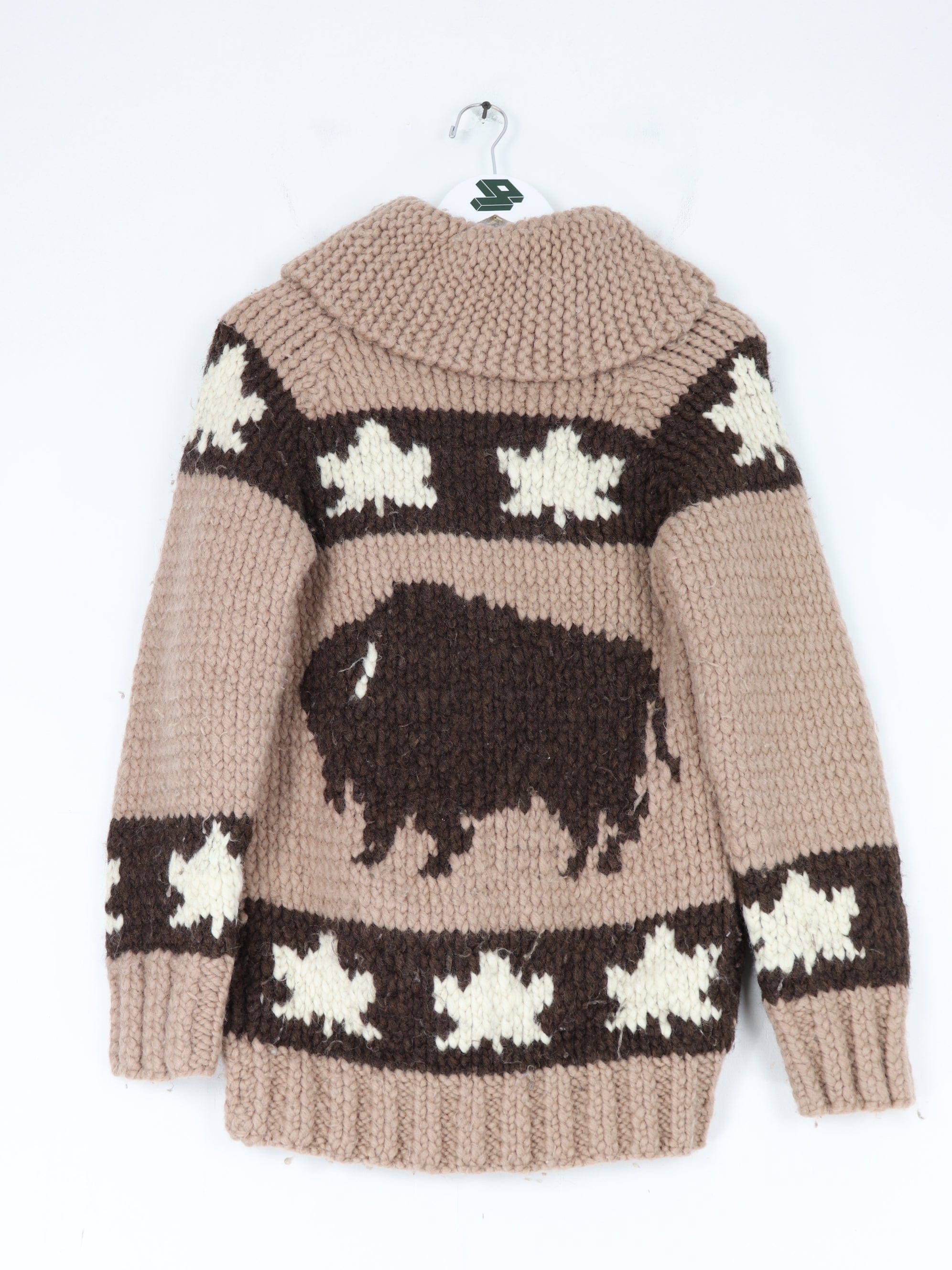 2024 Brown Bison Wool Sweater. Size M