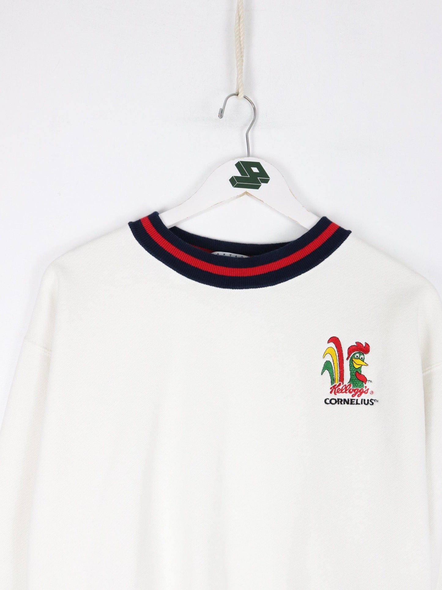 Other Sweatshirts & Hoodies Vintage Kelloggs Sweatshirt Mens Medium White 90s Waffle Knit