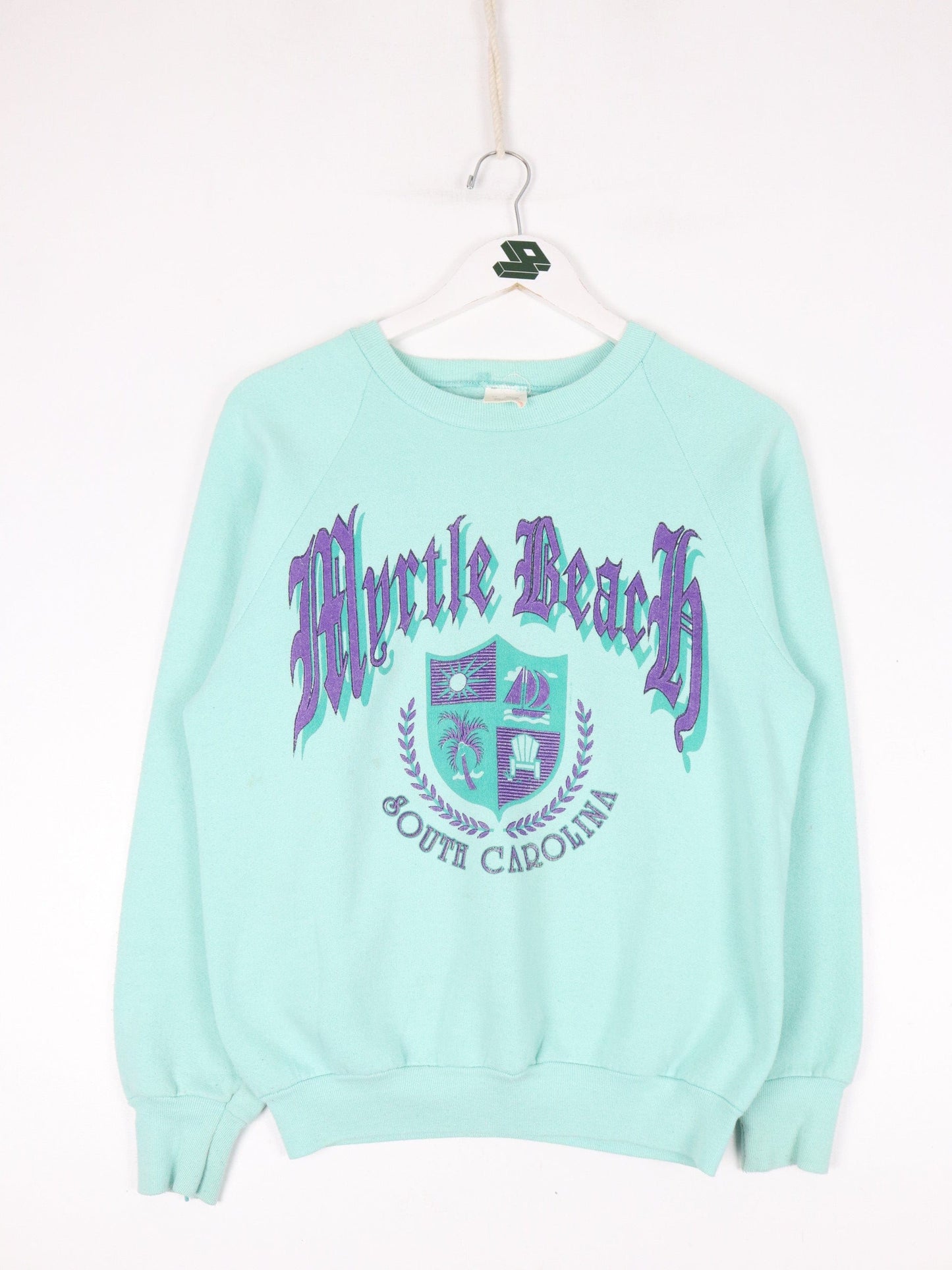 Other Sweatshirts & Hoodies Vintage Myrtle Beach Sweatshirt Fits Mens Small Green 90s USA