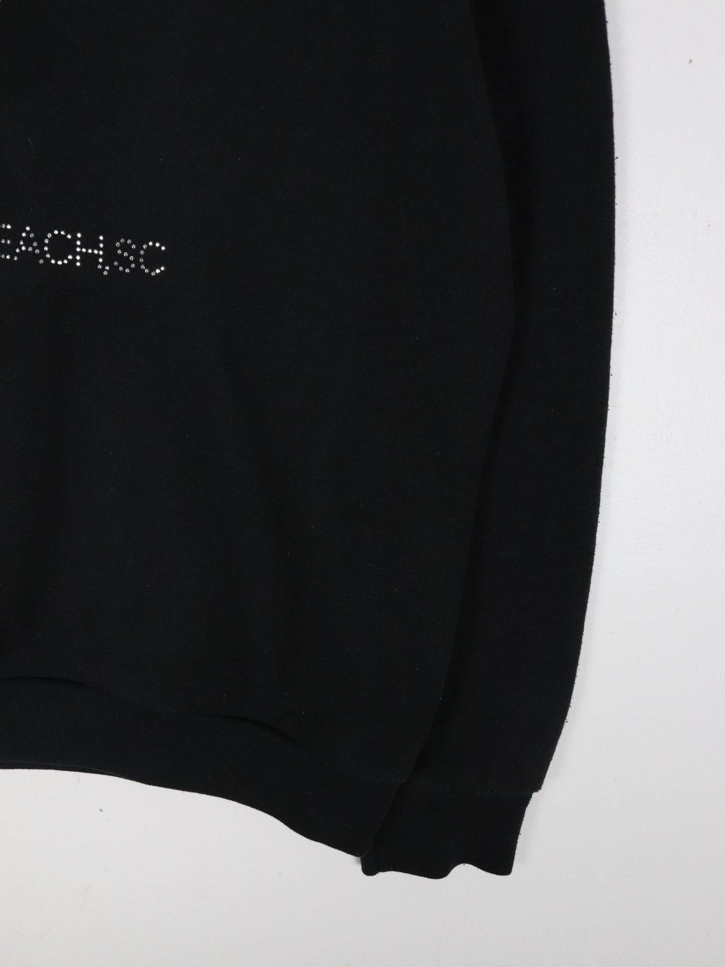 Other Sweatshirts & Hoodies Vintage Myrtle Beach T Shirt Fits Mens Small Black Rhinestones Beach USA