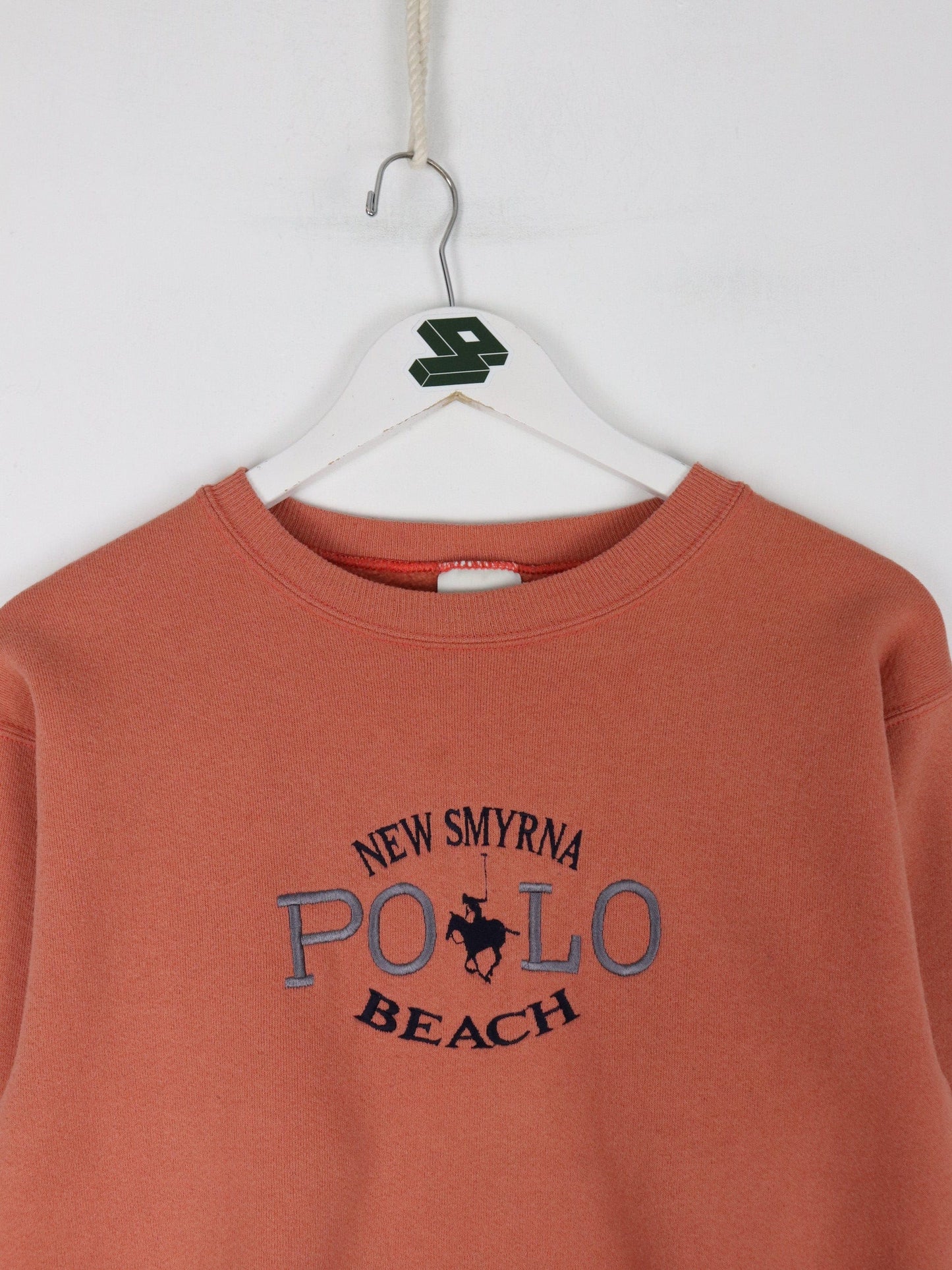 Other Sweatshirts & Hoodies Vintage New Smyrna Beach Polo Sweatshirt Mens Small Orange 90s
