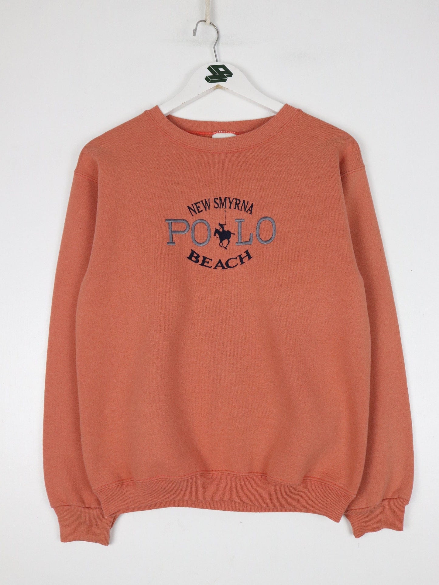 Other Sweatshirts & Hoodies Vintage New Smyrna Beach Polo Sweatshirt Mens Small Orange 90s