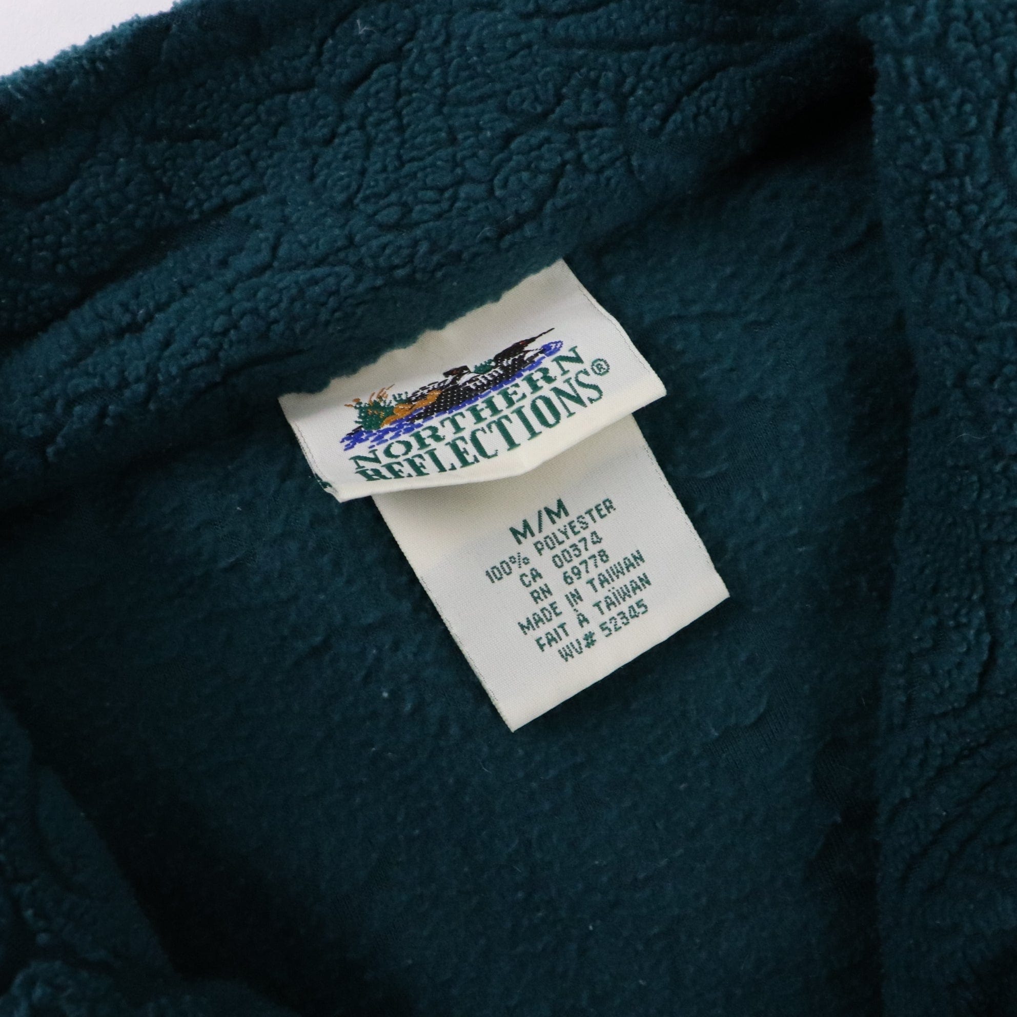 Vintage Northern Reflections Paisley Floral Fleece Zip Up Sweatshirt W –  Proper Vintage