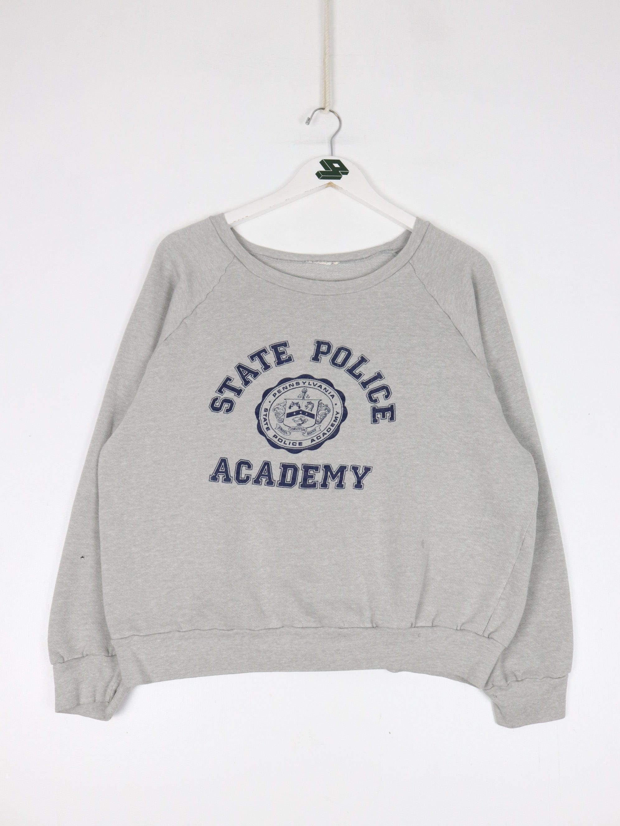 Vintage Pennsylvania State Police Academy Sweatshirt Womens Cropped Me Proper Vintage