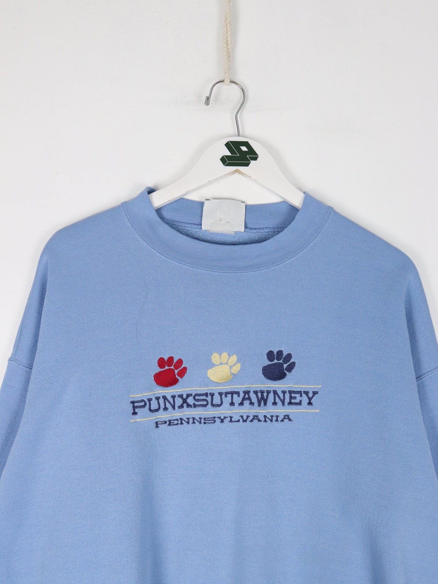 Other Sweatshirts & Hoodies Vintage Punxsutawney Sweatshirt Fits Mens Large Blue 90s USA