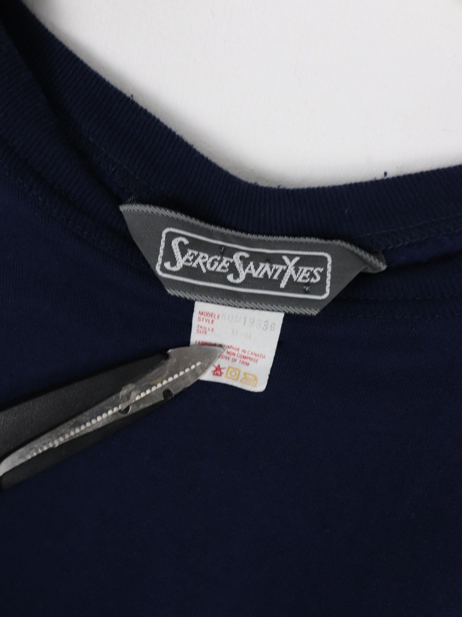 Other Sweatshirts & Hoodies Vintage Serge Saint Yves Sweatshirt Mens Medium Blue