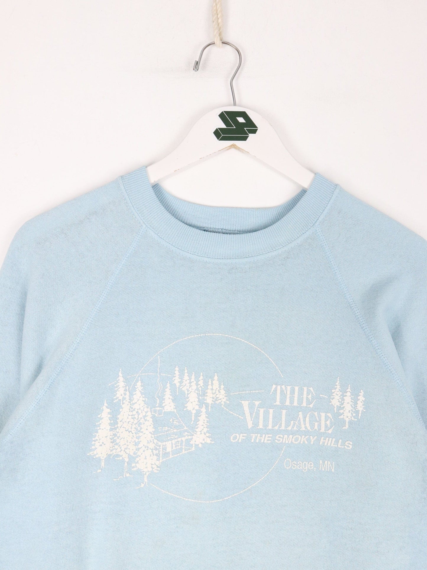 Other Sweatshirts & Hoodies Vintage The Village of The Smoky Hills Sweatshirt Mens Small Blue 80s