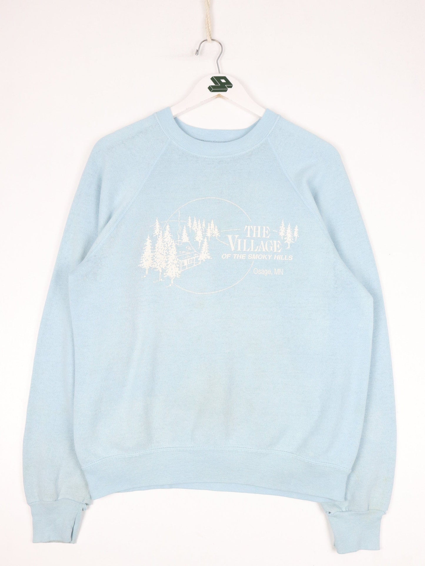 Other Sweatshirts & Hoodies Vintage The Village of The Smoky Hills Sweatshirt Mens Small Blue 80s