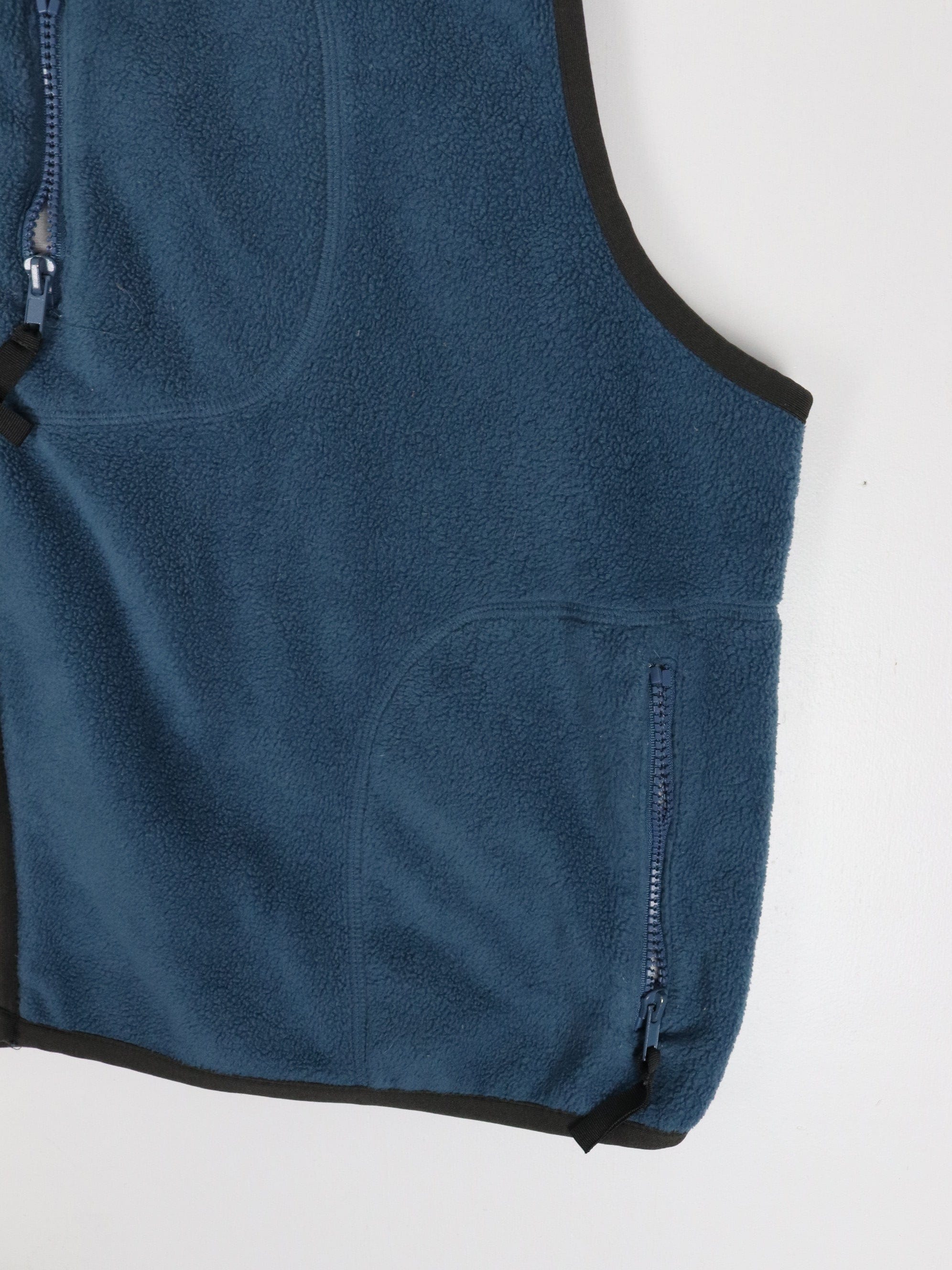 Vintage Weather Spirits Vest Womens 2XL Blue Fleece Sweater