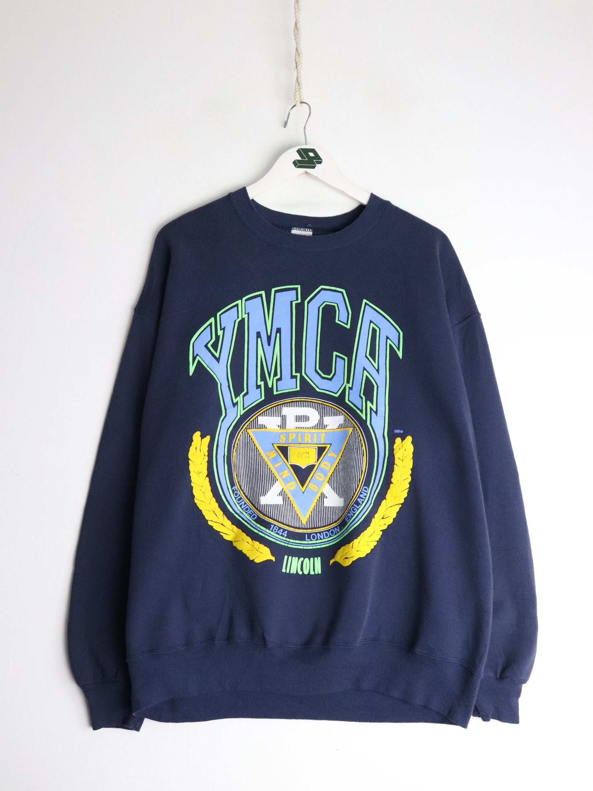 Other Sweatshirts & Hoodies Vintage YMCA Sweatshirt Mens XL Blue 90s