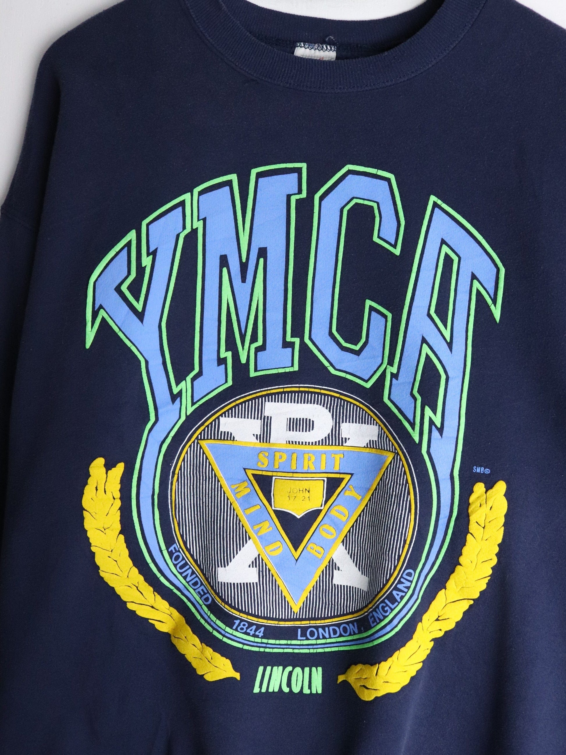 Other Sweatshirts & Hoodies Vintage YMCA Sweatshirt Mens XL Blue 90s