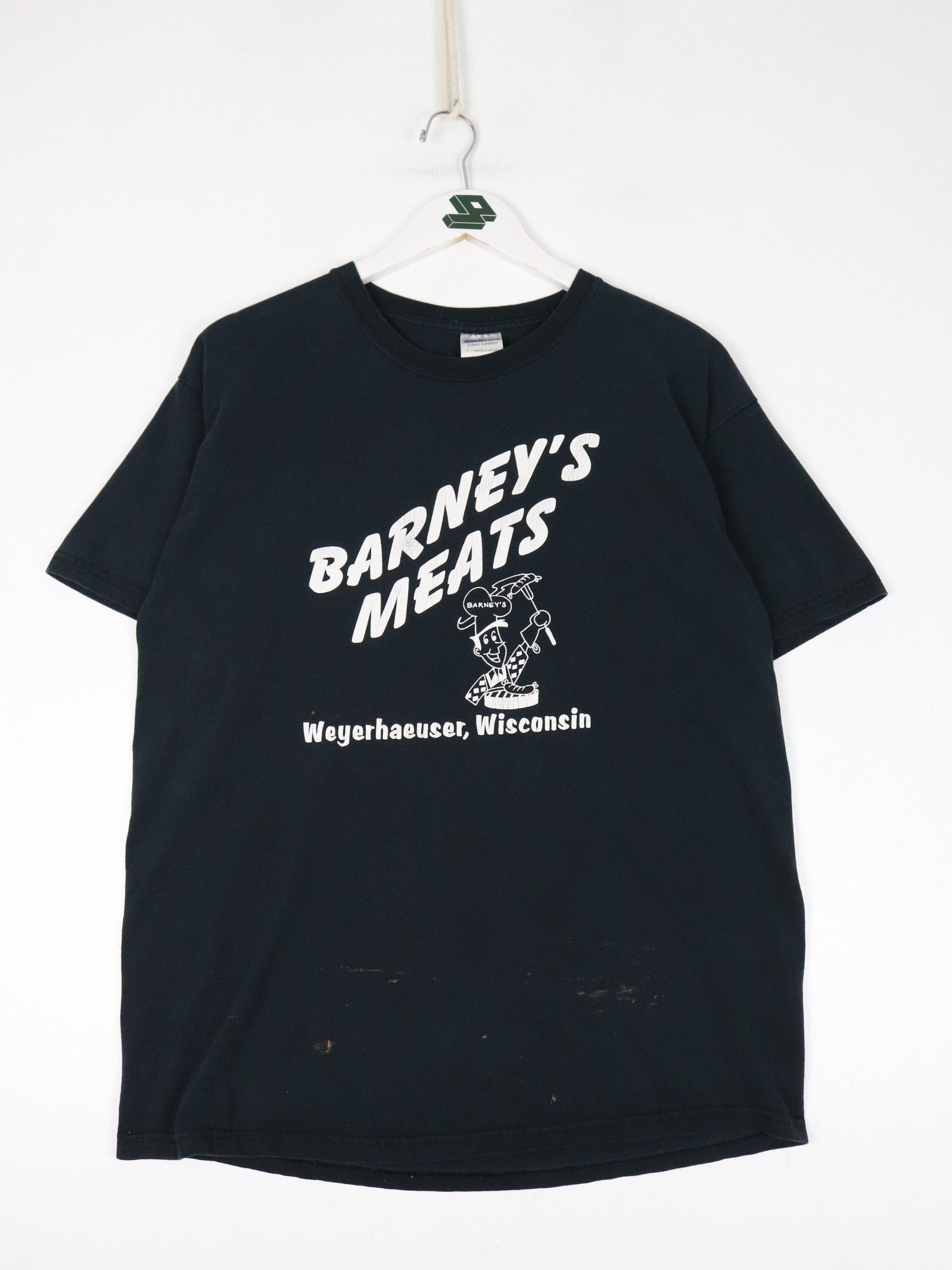 Other T-Shirts & Tank Tops Barney's Meats T Shirt Mens Large Black