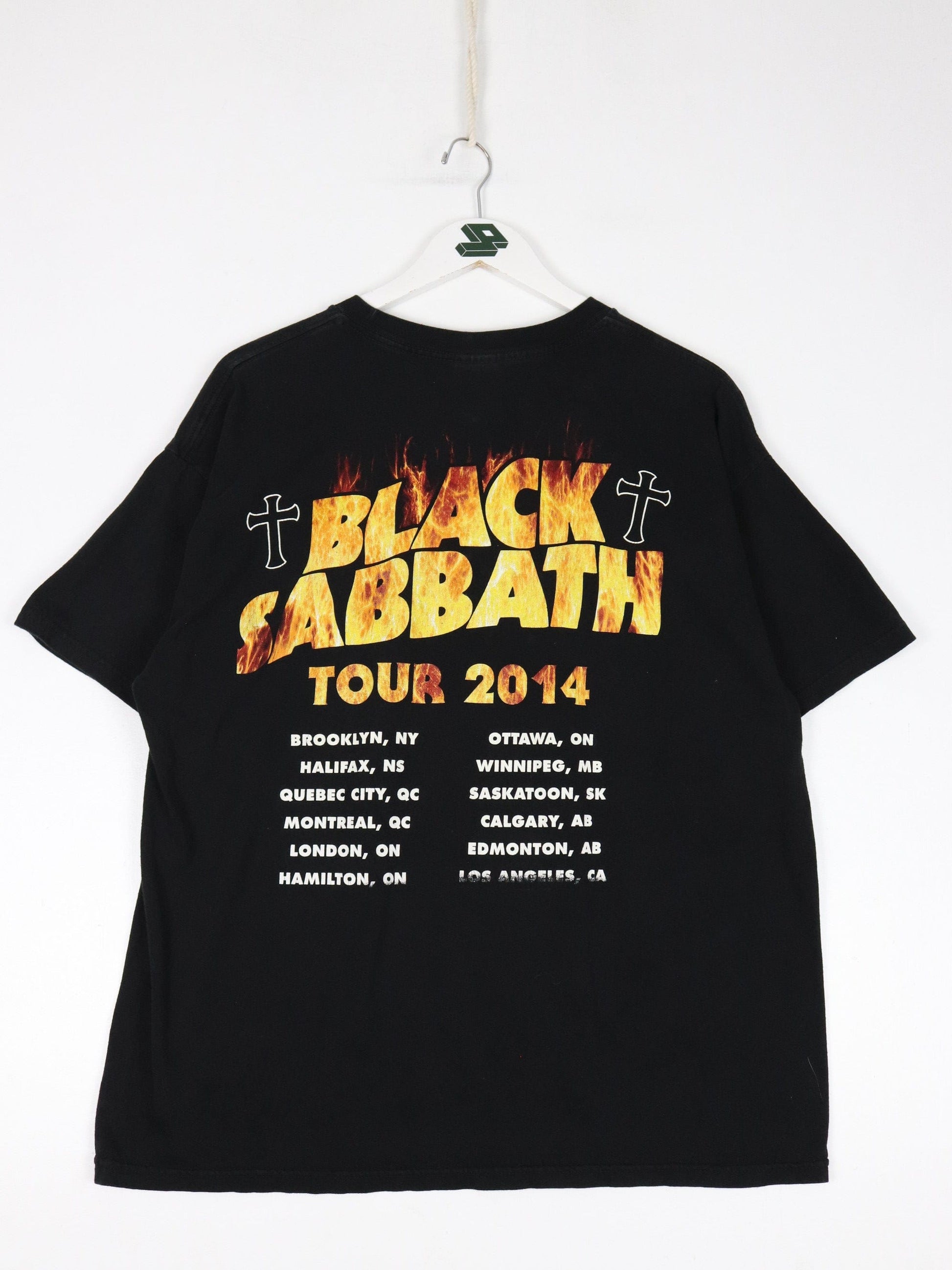 Other T-Shirts & Tank Tops Black Sabbath T Shirt Mens XL Black 2014 Tour Concert