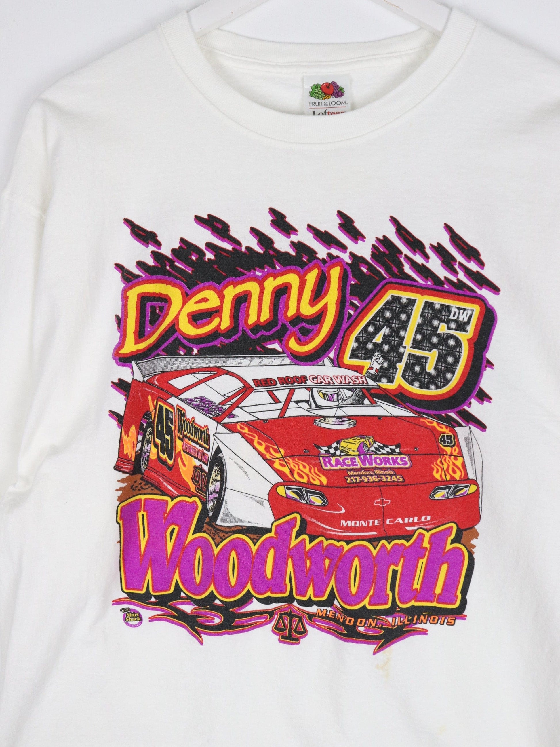 Other T-Shirts & Tank Tops Denny Woodworth Racing T Shirt Mens XL White