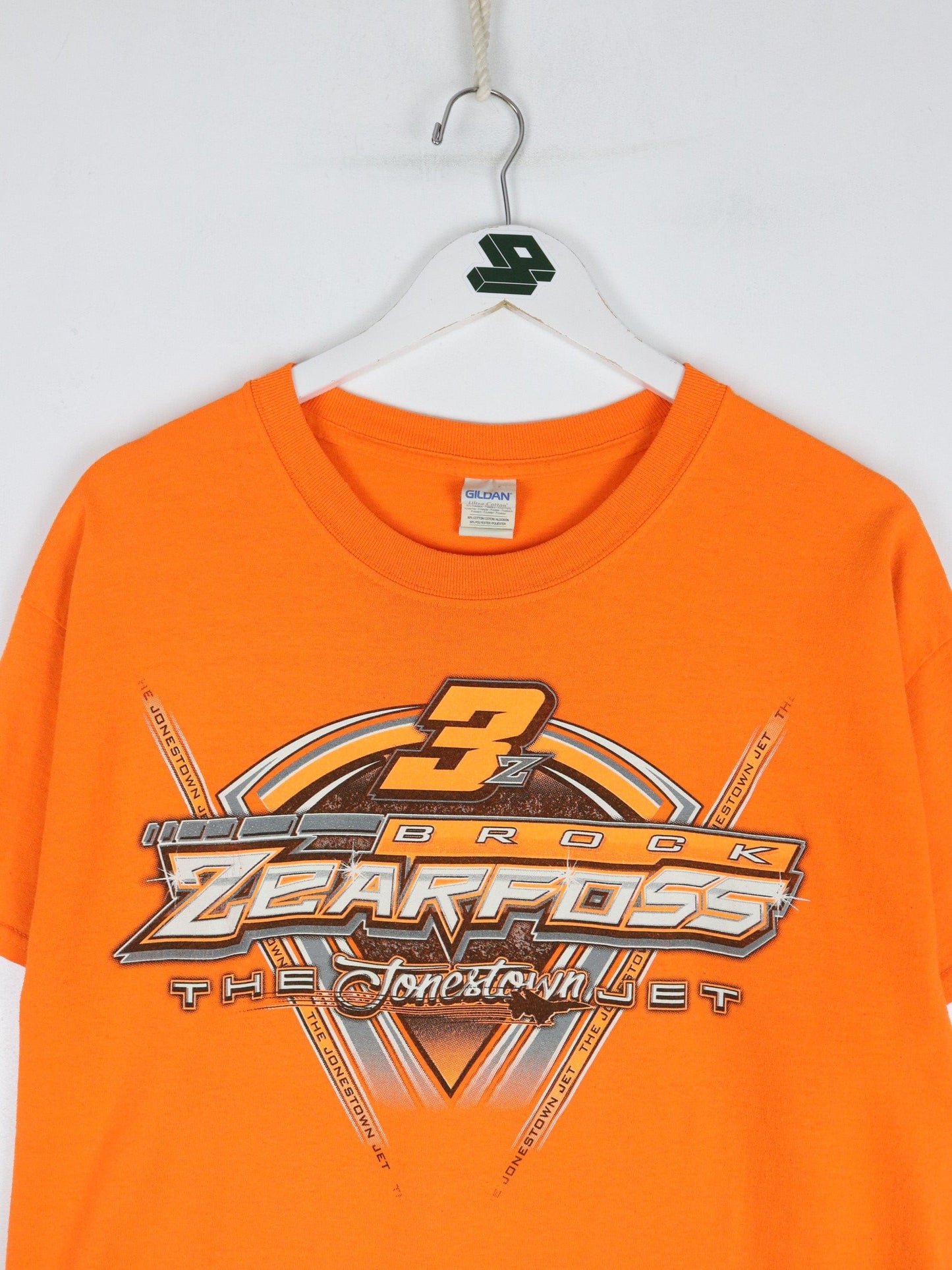 Other T-Shirts & Tank Tops Dirt Racing T Shirt Mens Large Orange Jonestown Jet