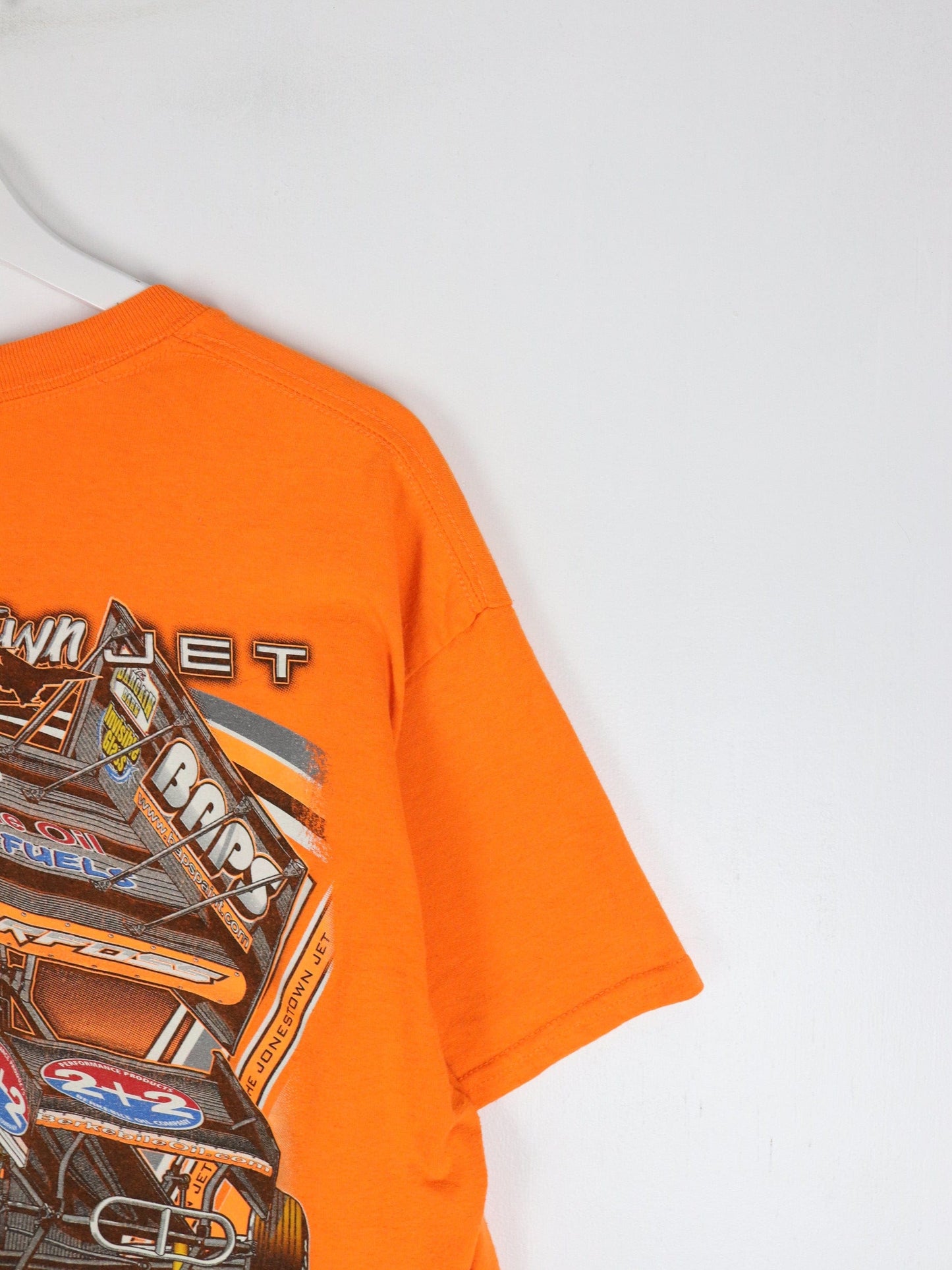 Other T-Shirts & Tank Tops Dirt Racing T Shirt Mens Large Orange Jonestown Jet