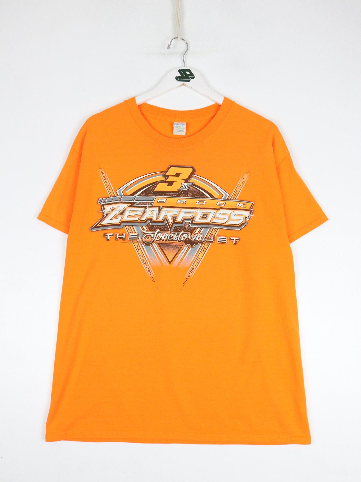 Other T-Shirts & Tank Tops Dirt Racing T Shirt Mens Large Orange Jonestown Jet