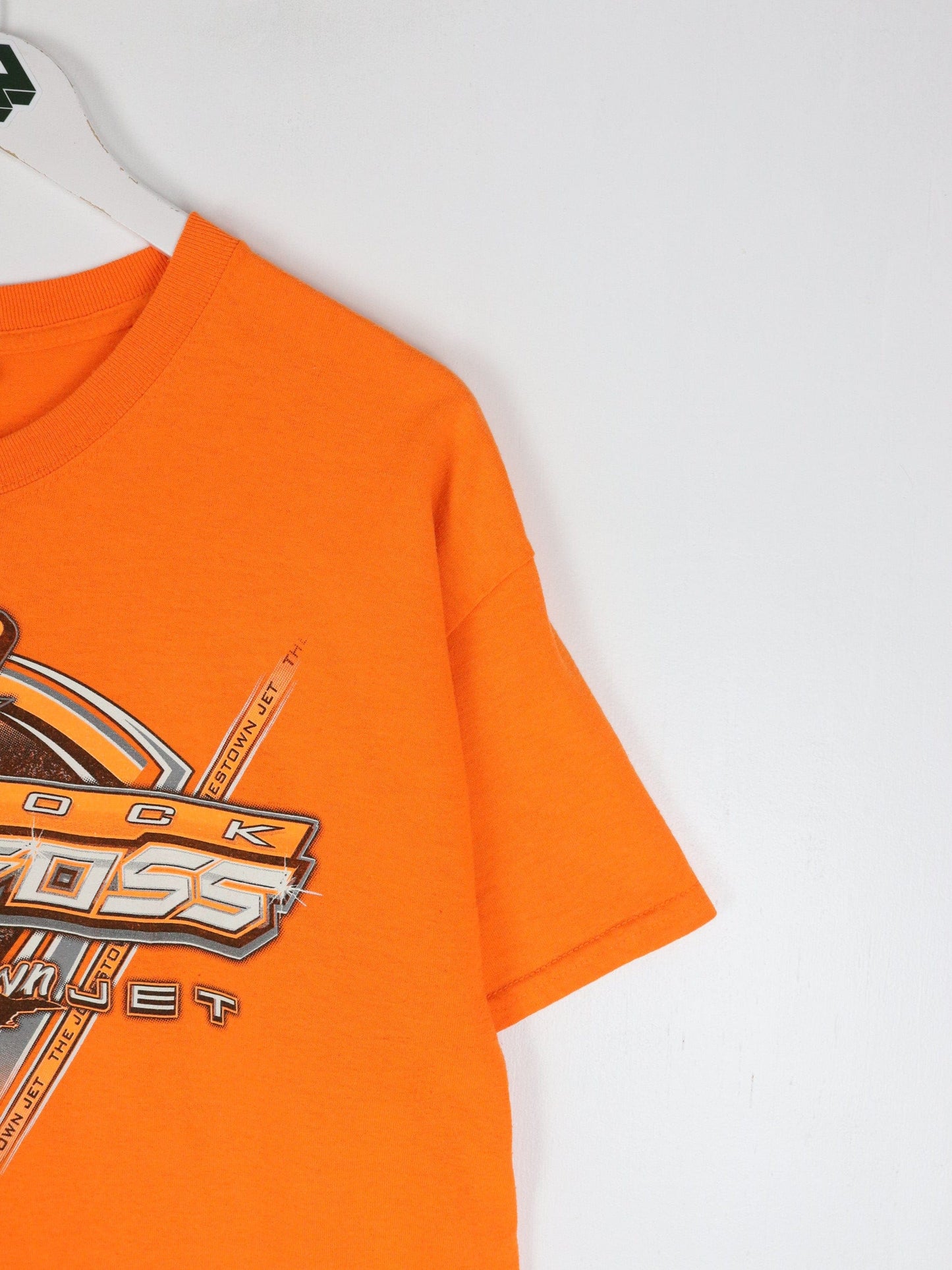 Other T-Shirts & Tank Tops Dirt Racing T Shirt Mens Large Orange Jonestown Jet