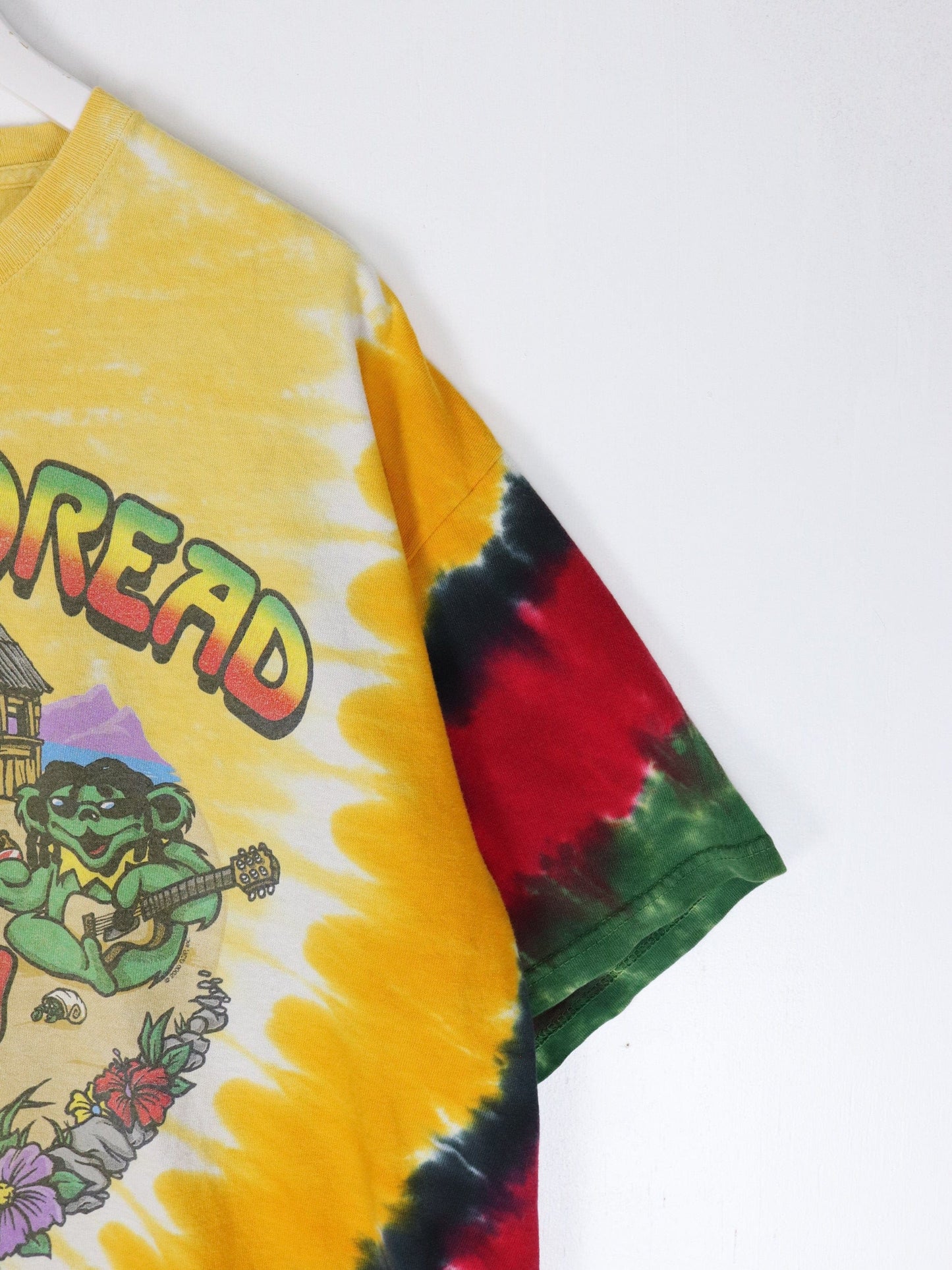 Other T-Shirts & Tank Tops Grateful Dead T Shirt Mens XL Yellow Tie Dye Band Hippie Bear Band
