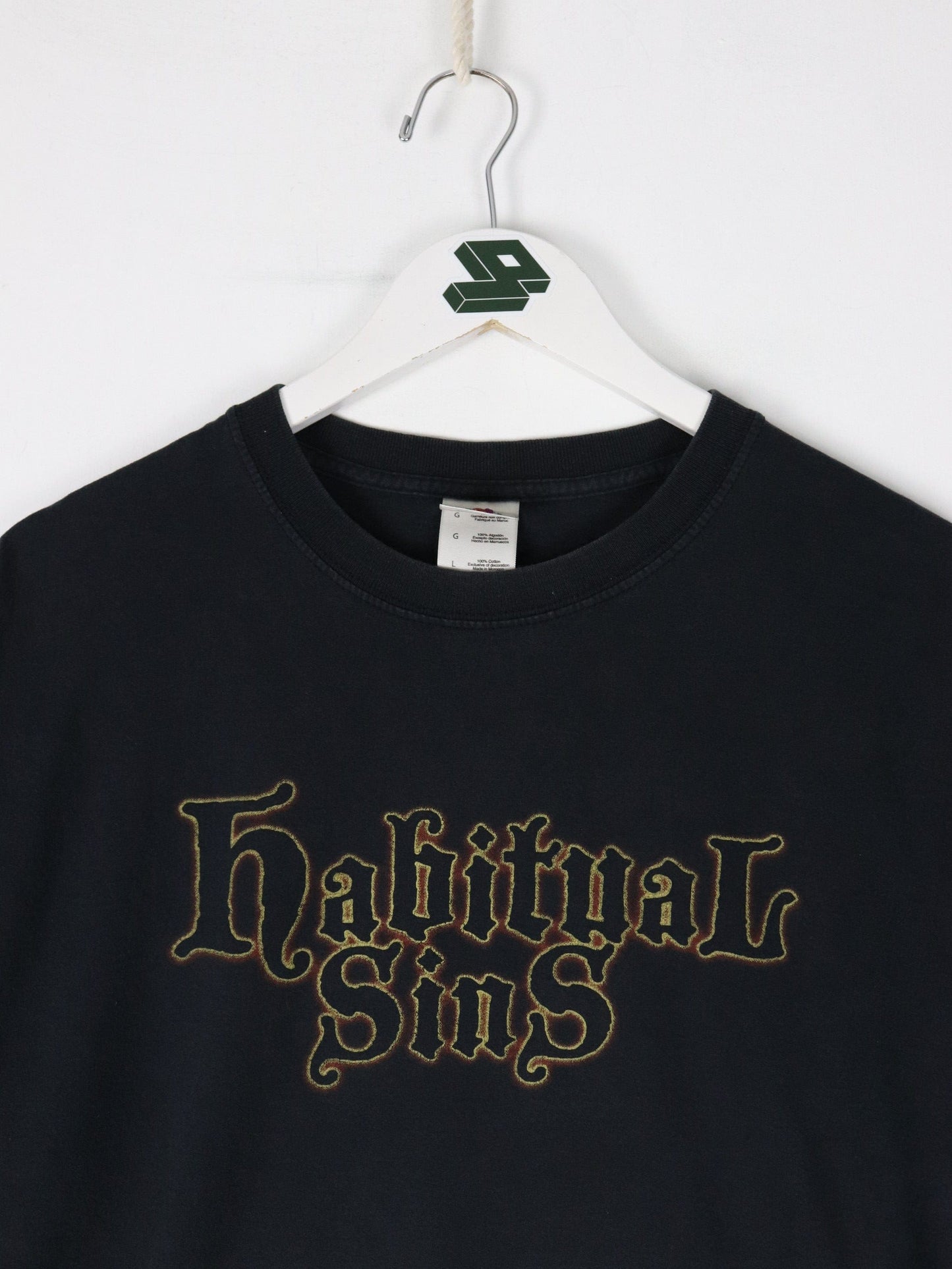 Other T-Shirts & Tank Tops Habitual Sins T Shirt Mens Large Black Band Metal