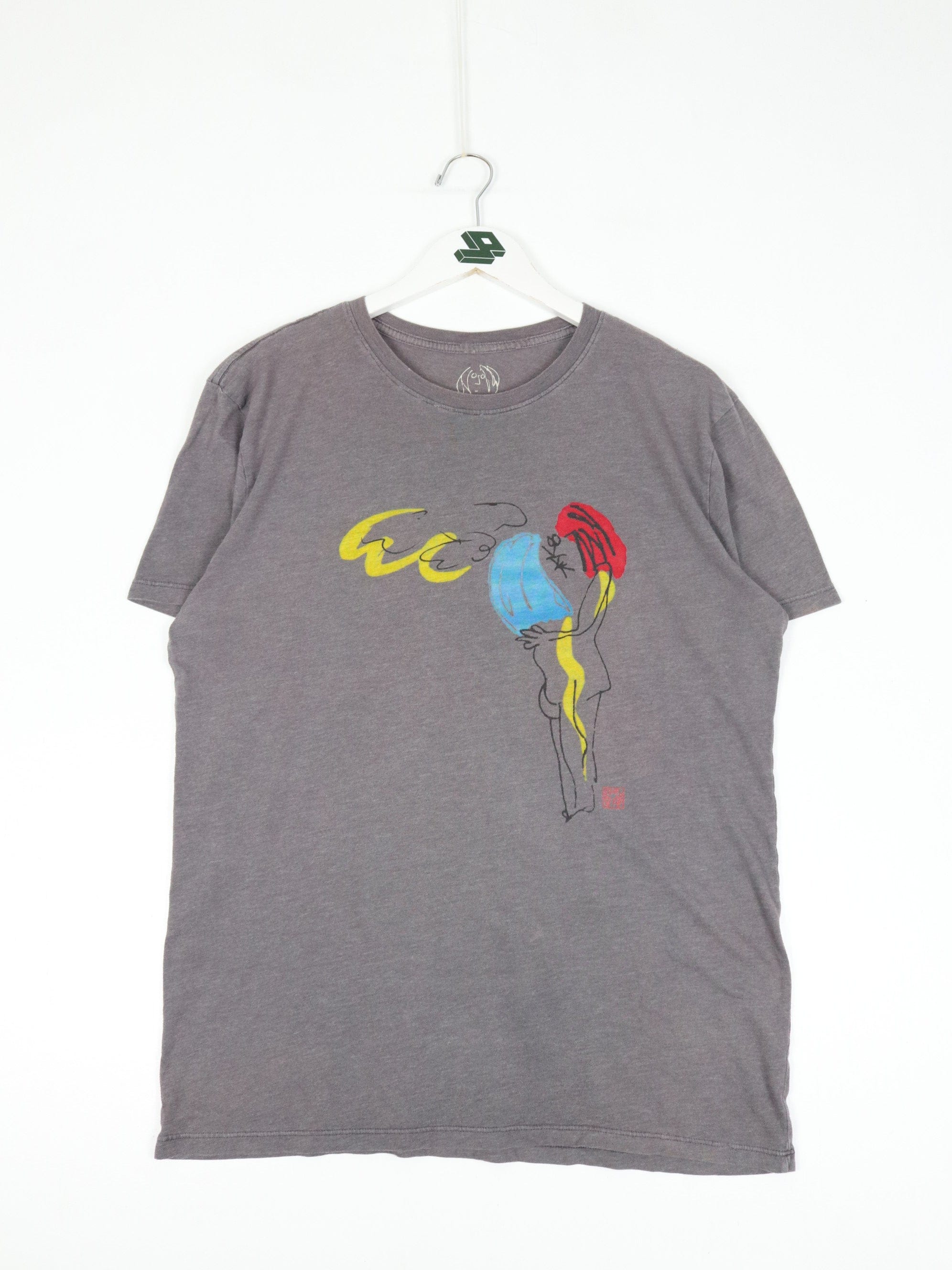 John Lennon T Shirt Mens Large Grey Art Music – Proper Vintage