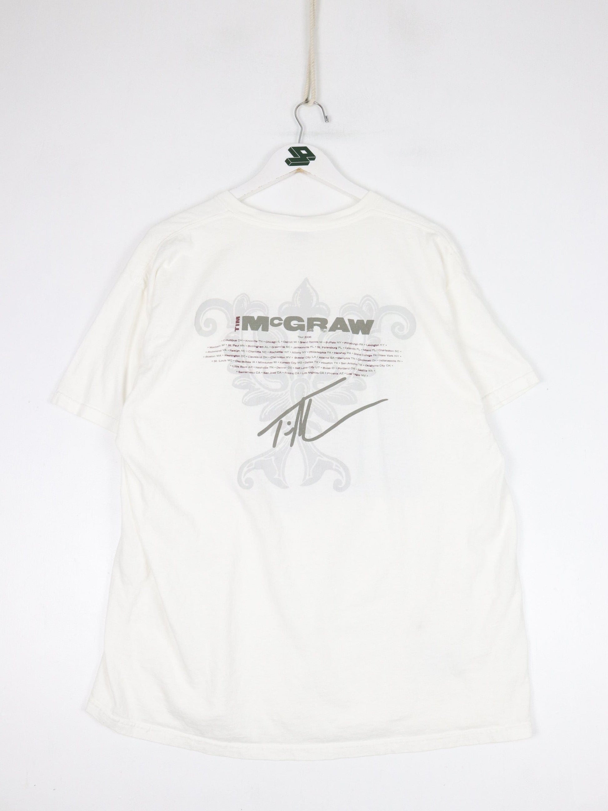 Other T-Shirts & Tank Tops Tim McGraw T Shirt Mens XL White Country Music Tour